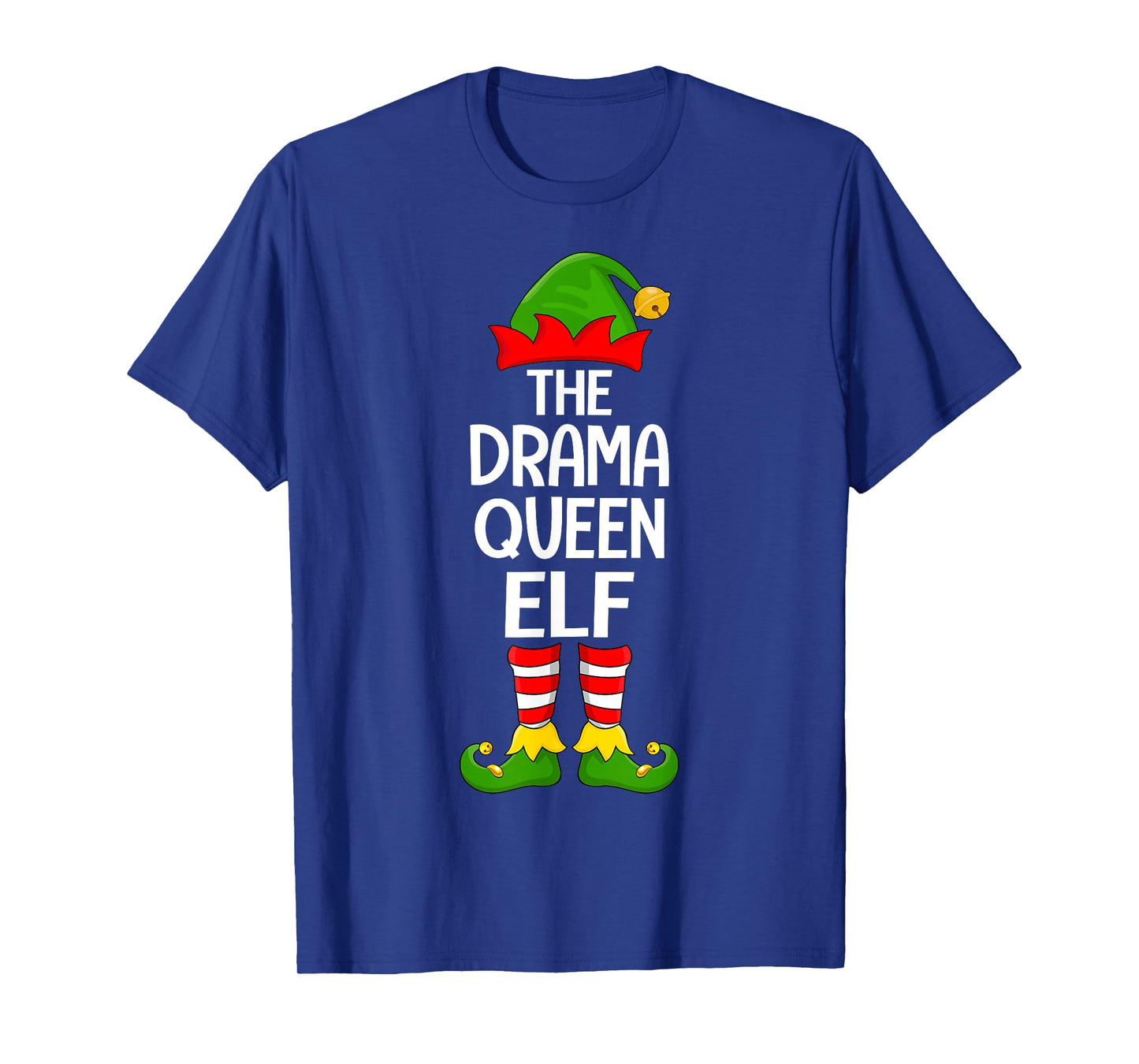 Drama Queen Elf Xmas Matching Family Elf Squad Christmas T-Shirt