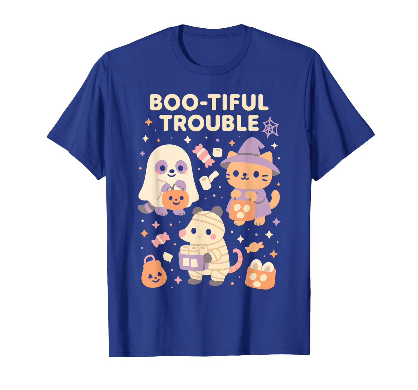 Boo-Tiful Trouble Halloween Costume Fun T-Shirt