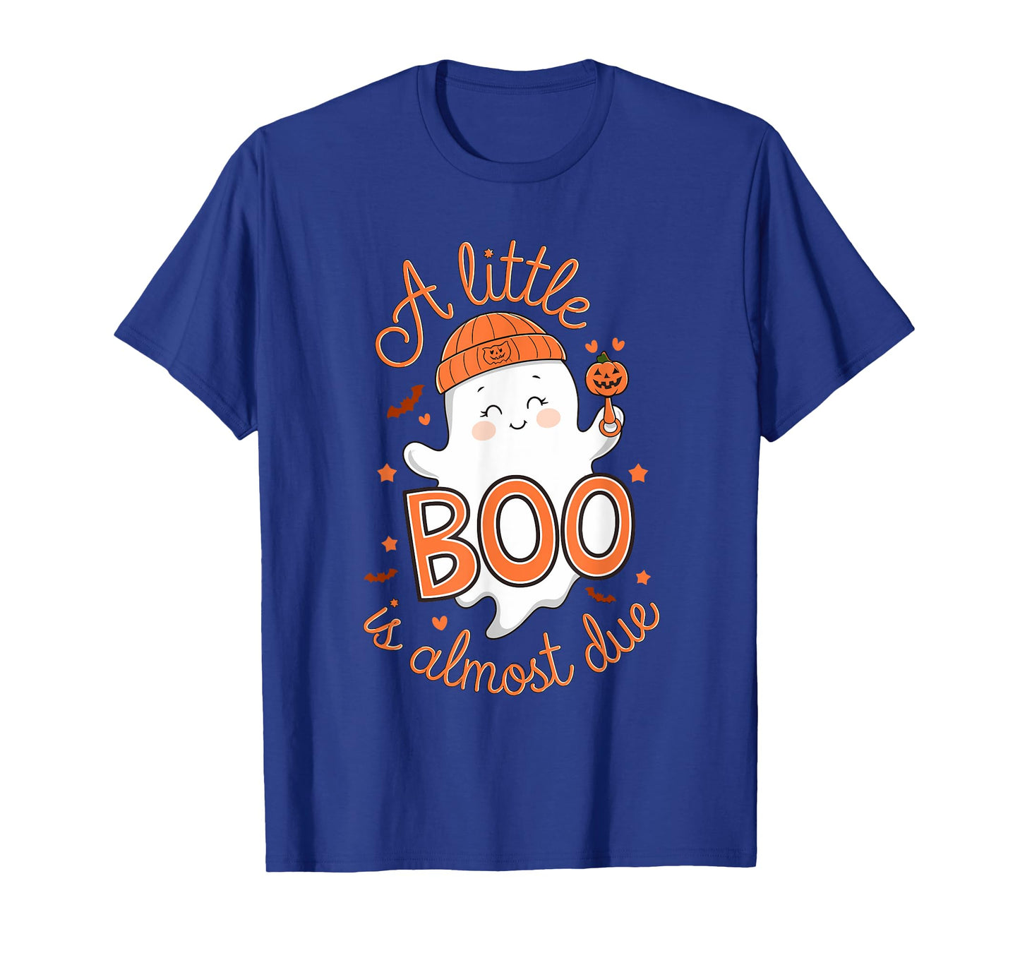 Little Boo Is Almost Due Cute Halloween Pregnancy Reveal T-Shirt
