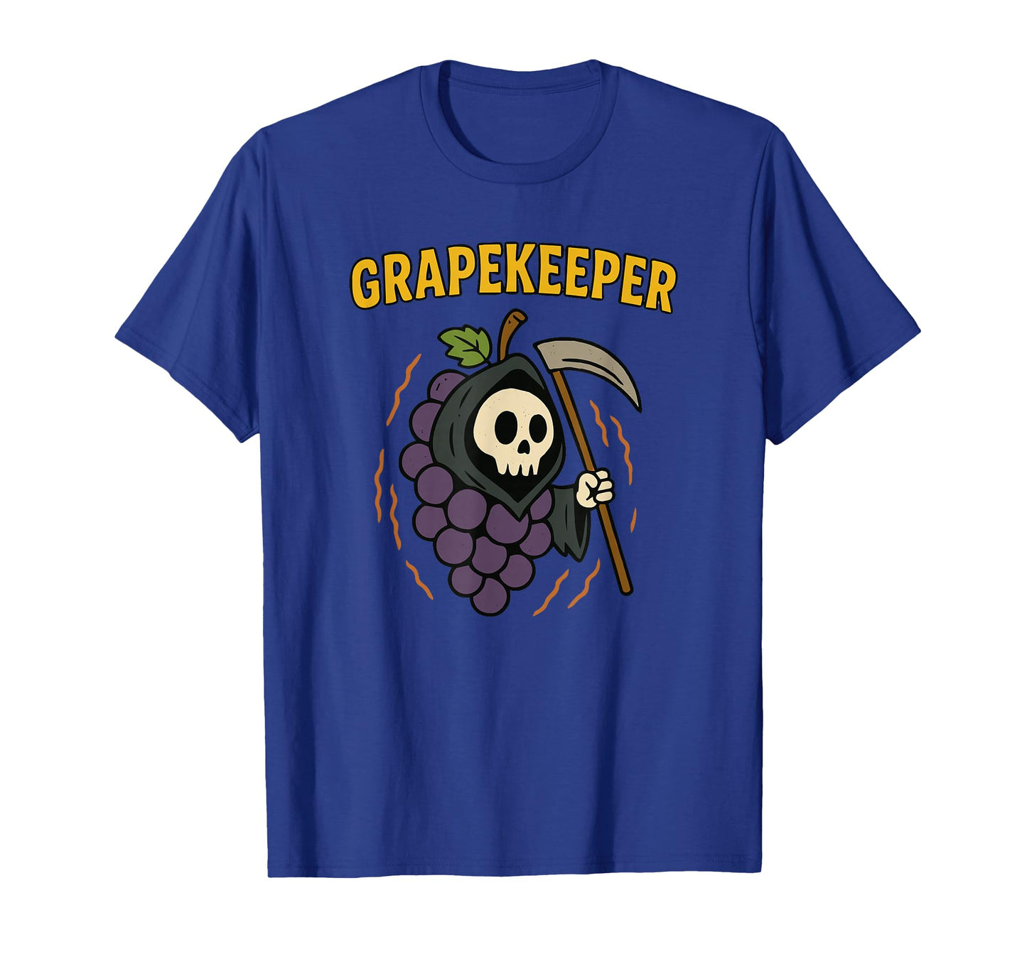 Grapekeeper Cute Grim Reaper Halloween Costume Men Women Kid T-Shirt