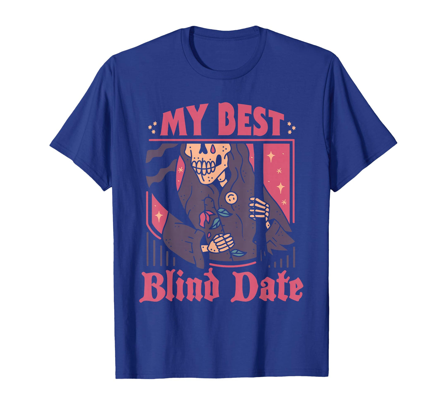 My Best Blind Date Halloween Design T-Shirt