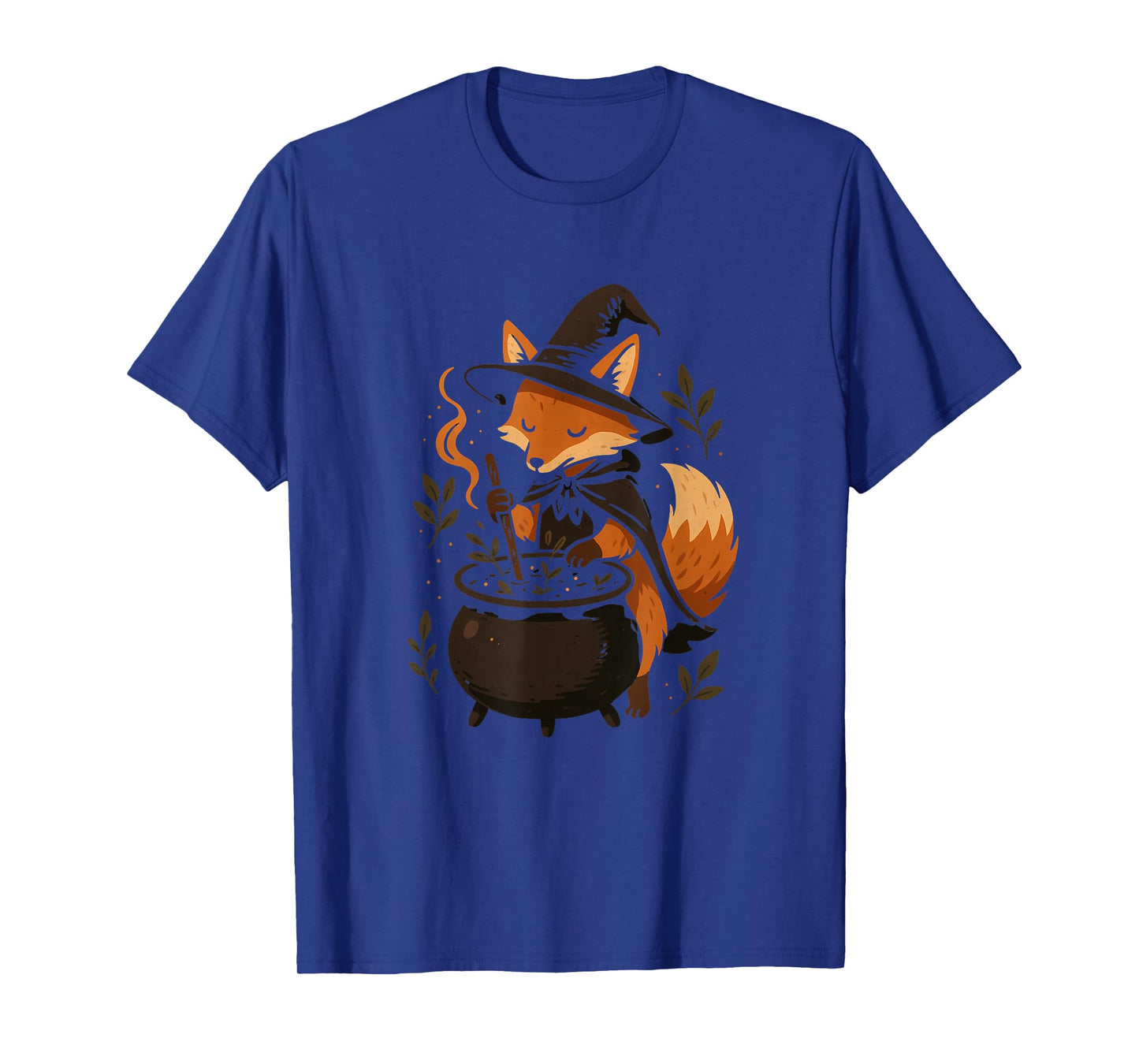 Witch Fox Stirring Cauldron T-Shirt