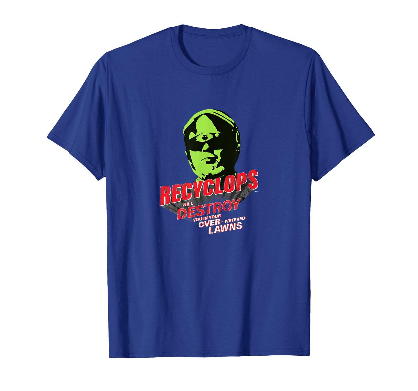 The Office Dwight Schrute Recyclops Over-Watered Lawn Tee T-Shirt