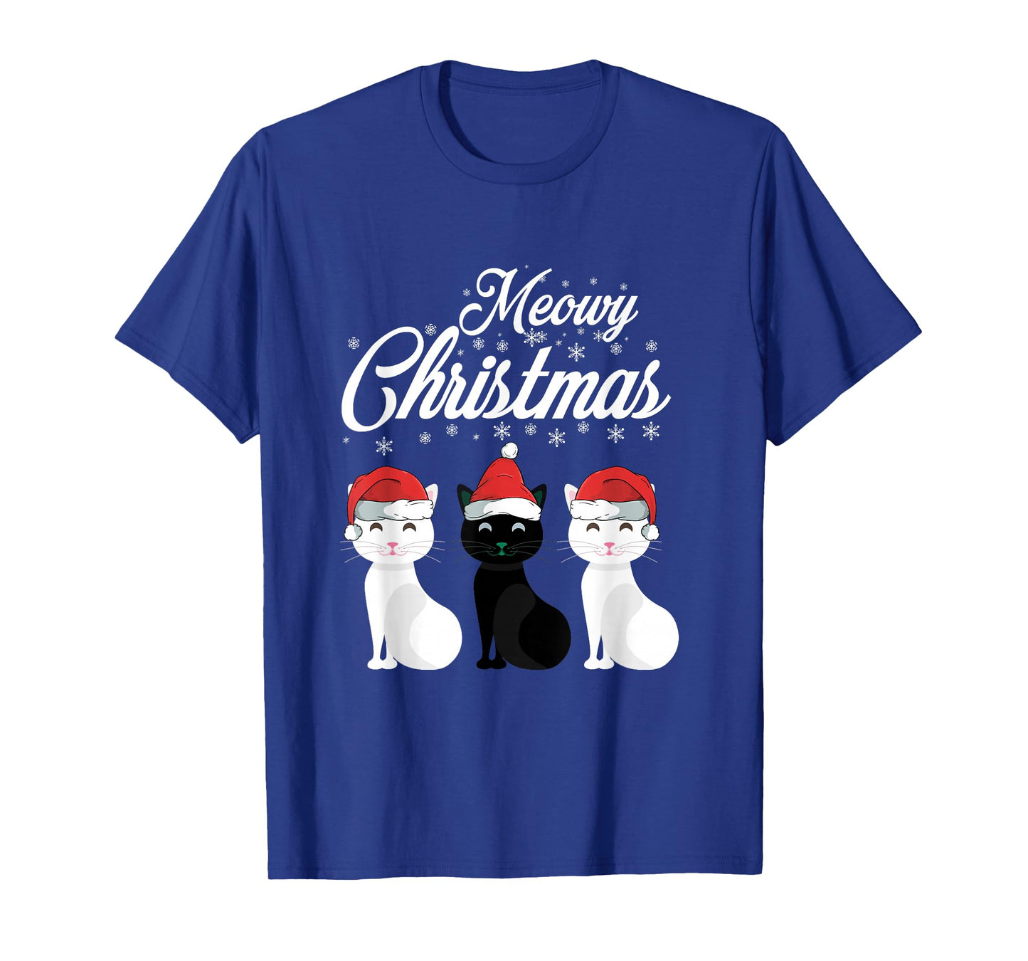 Meowy Christmas -Cats & Kittens Santa Claus Xmas Animal Gift T-Shirt
