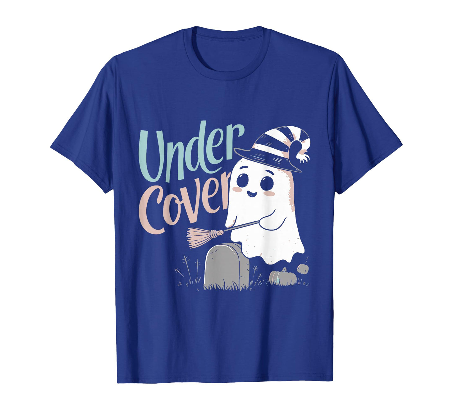 Under Cover Cute Ghost Halloween T-Shirt