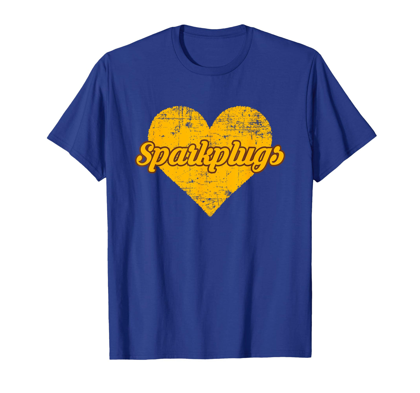 Speedway Sparkplugs Over Heart T-Shirt