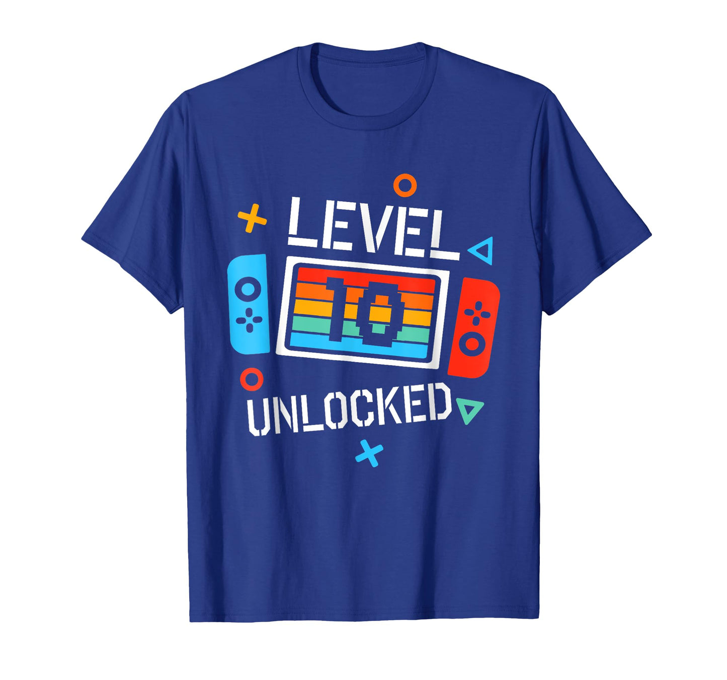 10 Year Old Level Unlocked Shirt 10th Birthday B-day T-Shirt