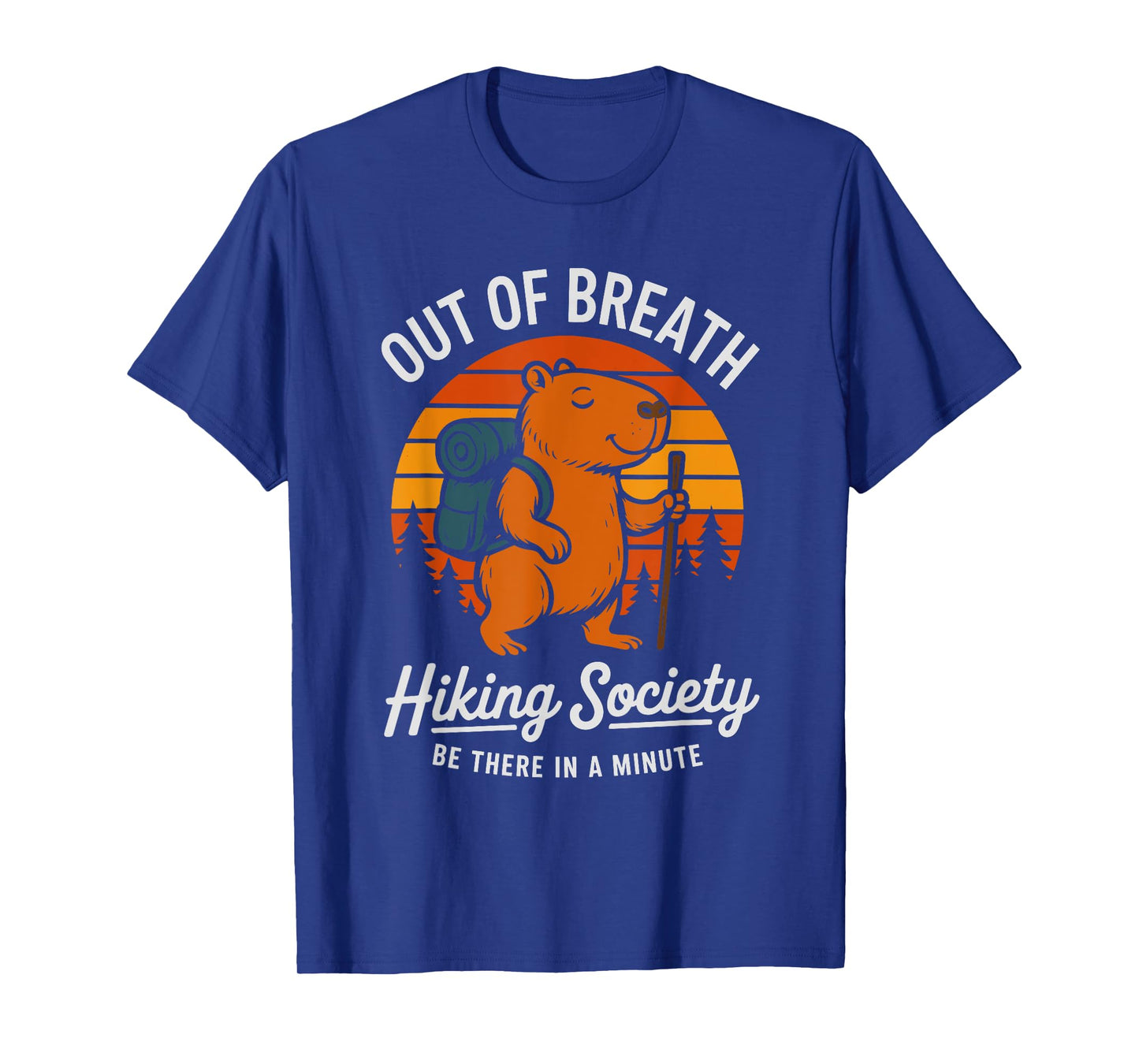 Hiking Out of Breath Hiking Society Capycabra Vintage T-Shirt