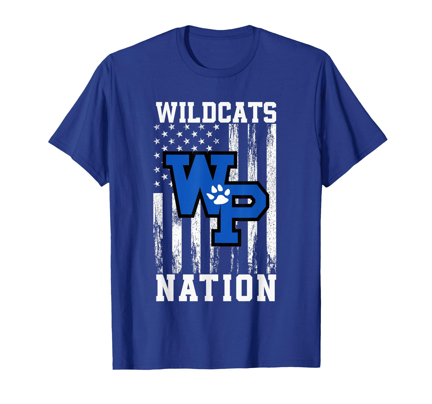 White Plains Wildcats Logo Nation HS T-Shirt
