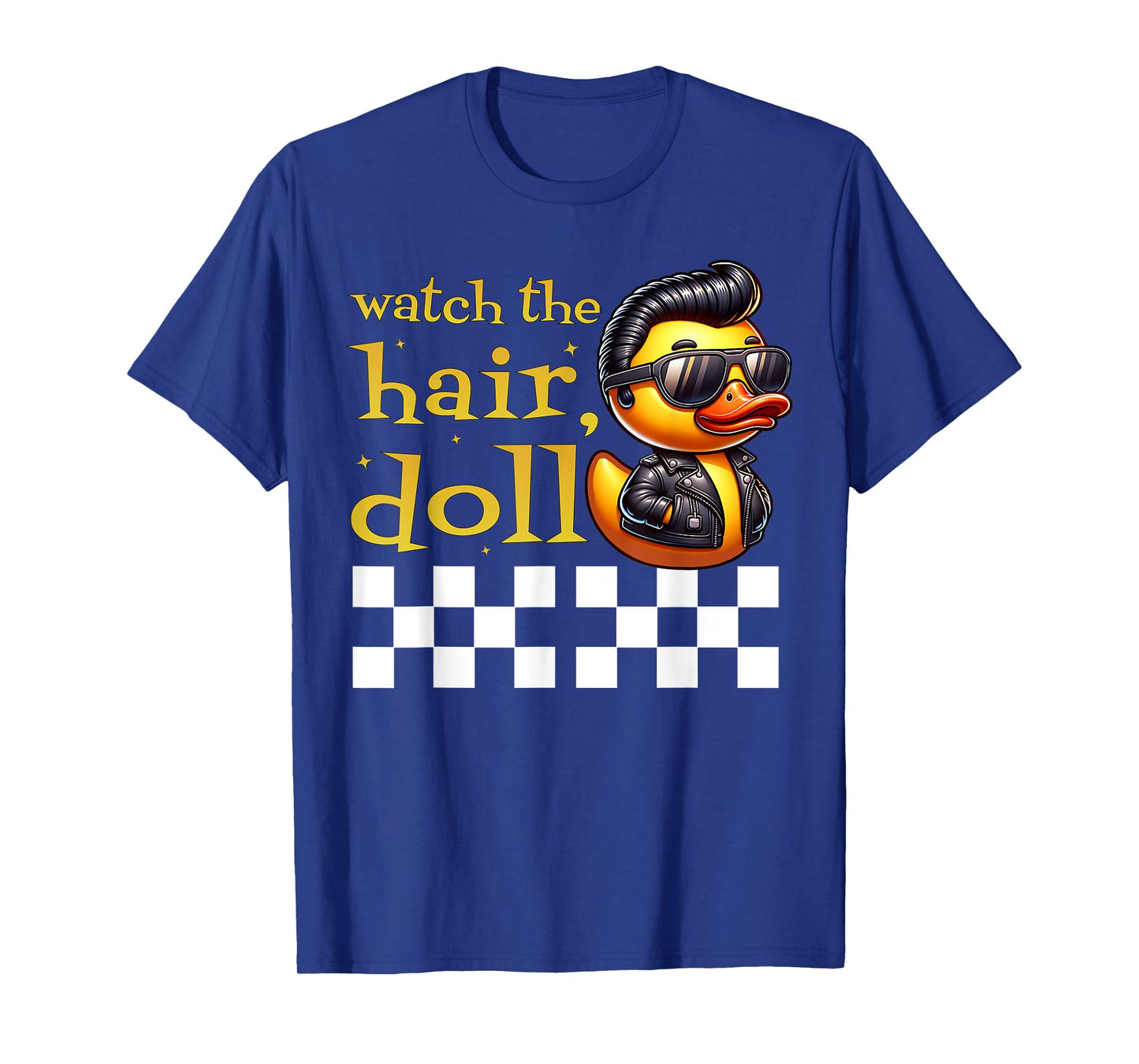 50s Sock Hop Rubber Ducky Greaser Boys Kids Rockabilly Ducky T-Shirt