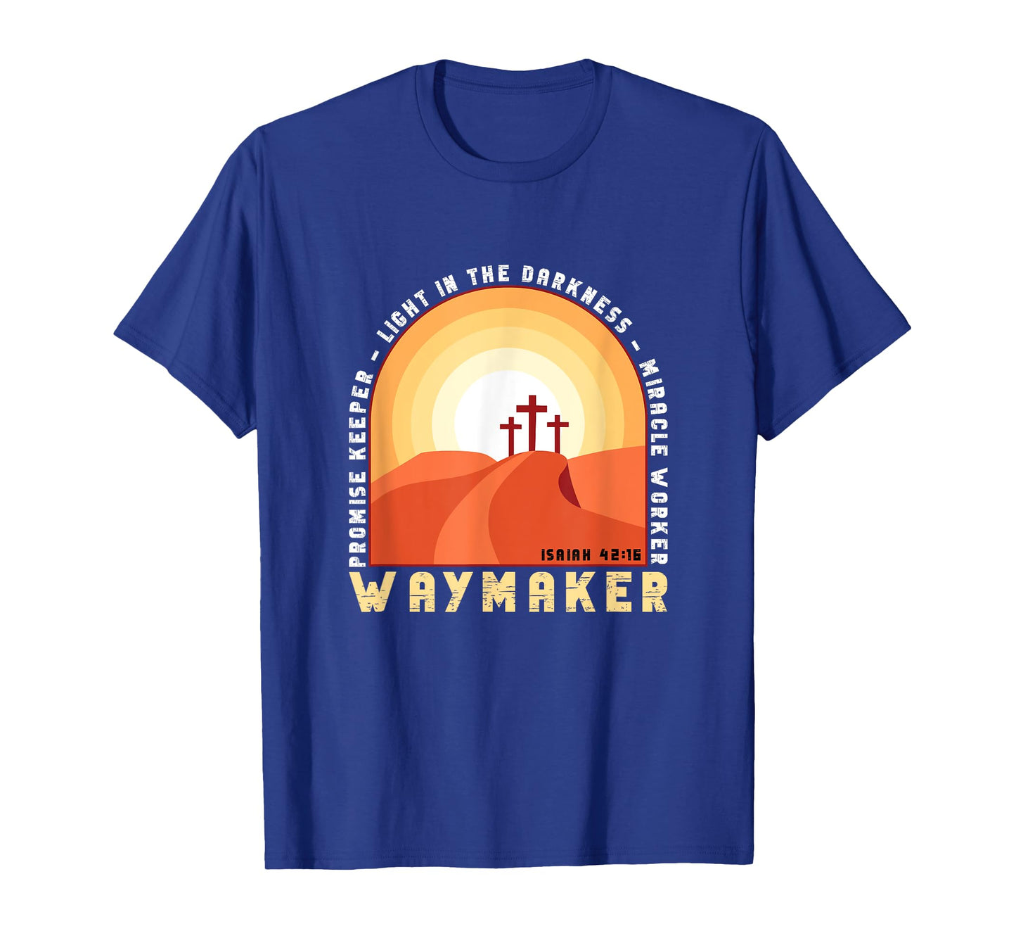 Vintage Waymaker Promise Keeper Miracle Worker Christian T-Shirt