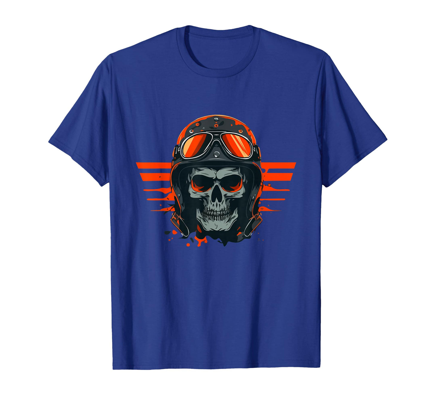 Skull Pilot Aviator with Helmet Vintage Skeleton Skull T-Shirt
