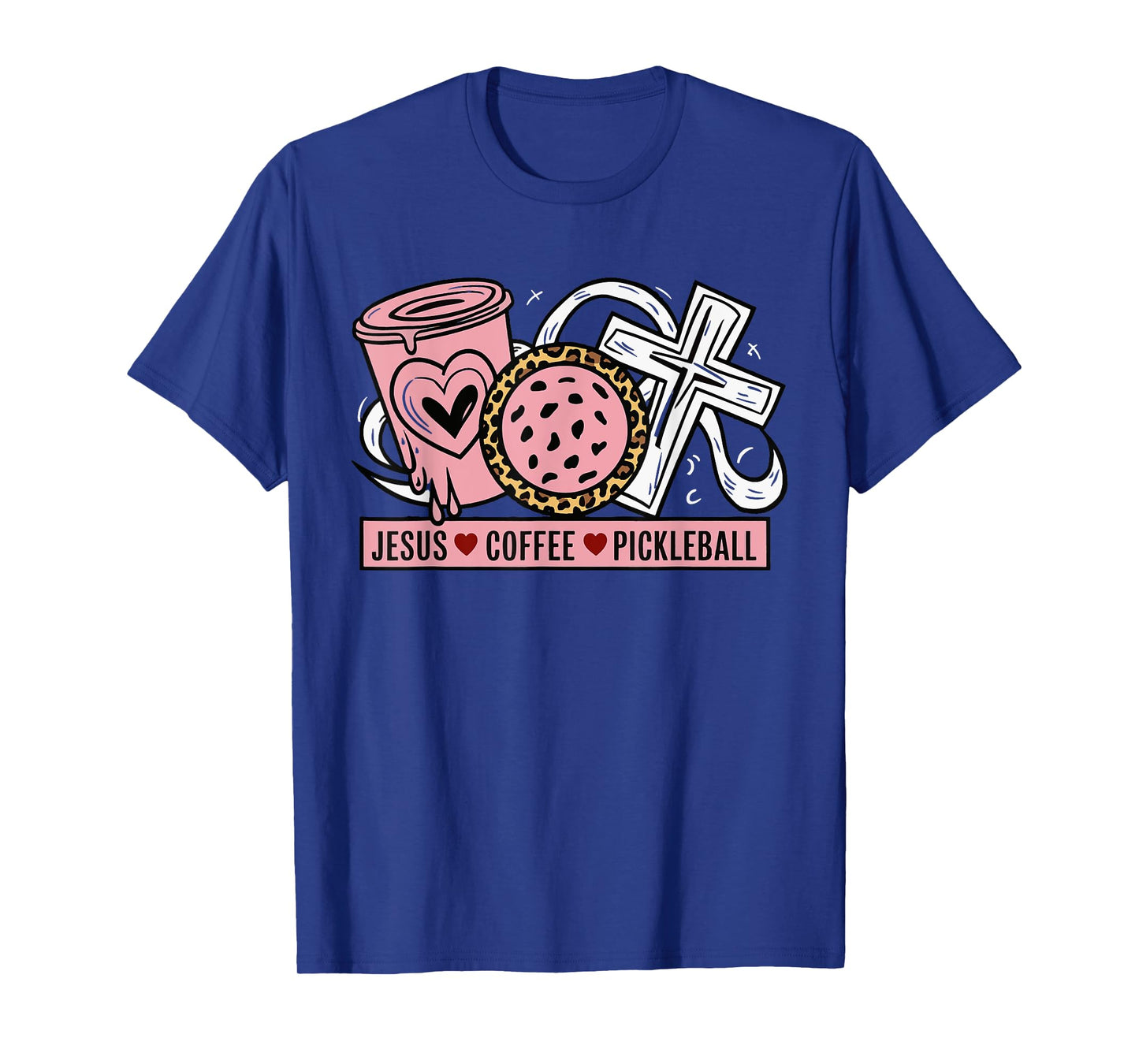 Jesus Coffee Pickleball T-Shirt