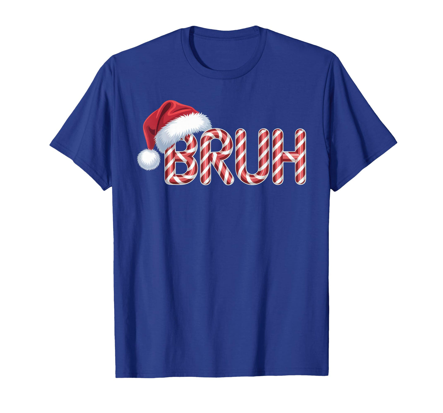 Funny Candy Cane Christmas Santa Hat Outfit Holiday Humor T-Shirt