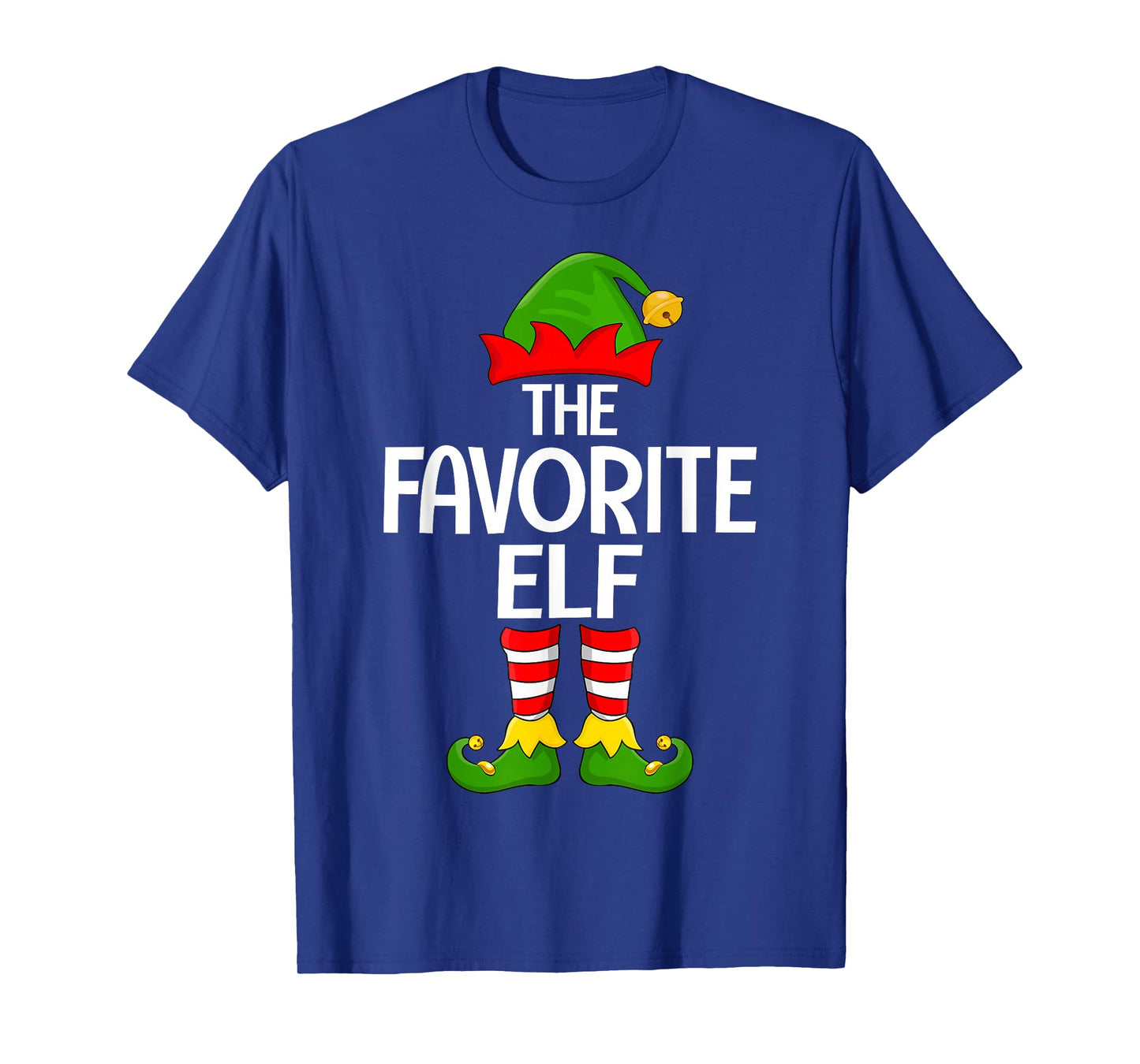 Favorite Elf Xmas Matching Family Elf Squad Christmas T-Shirt
