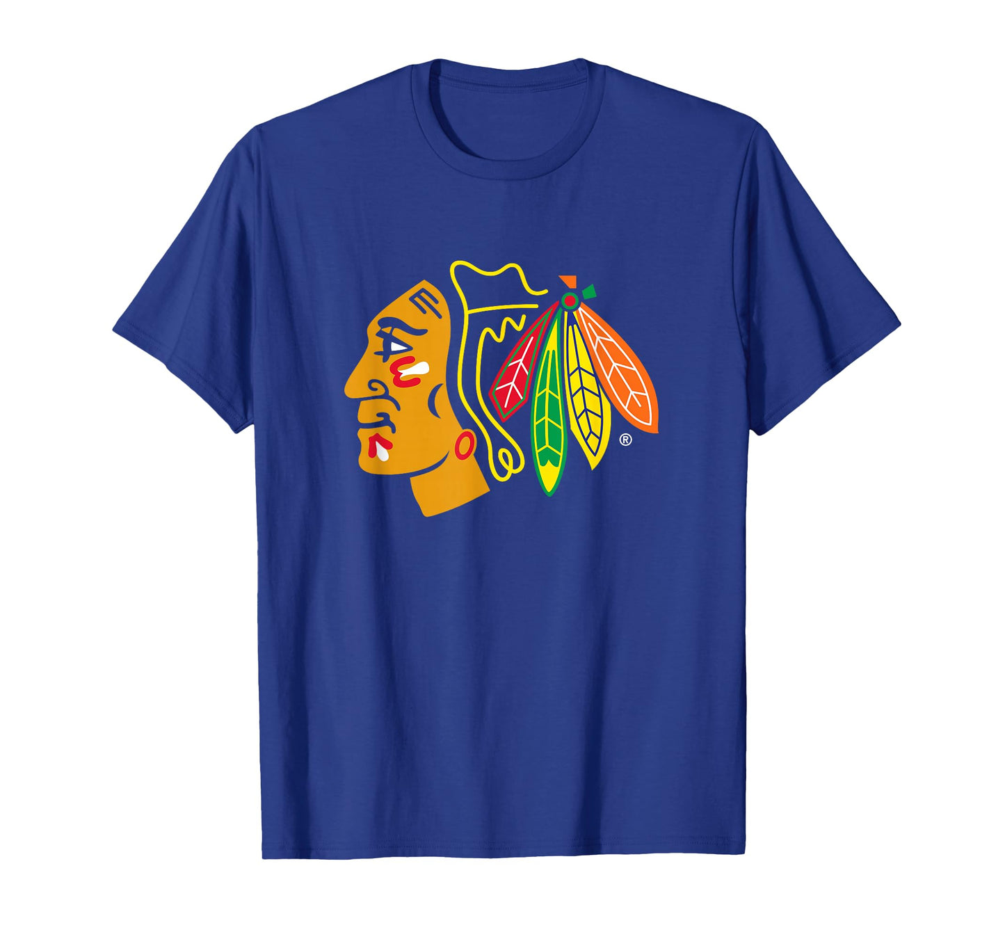 Chicago Blackhawks Icon Black Officially Licensed T-Shirt