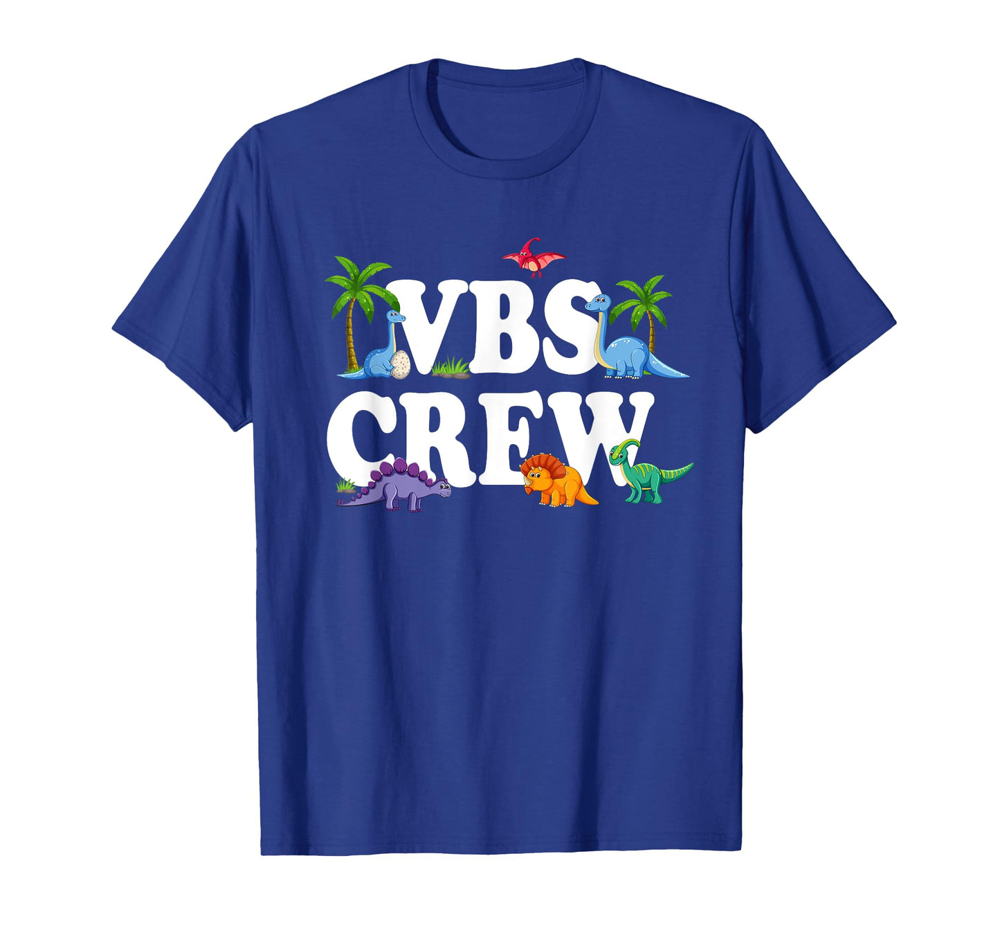 VBS Crew 2025 Vacation Bible School Dinosaur T-Shirt