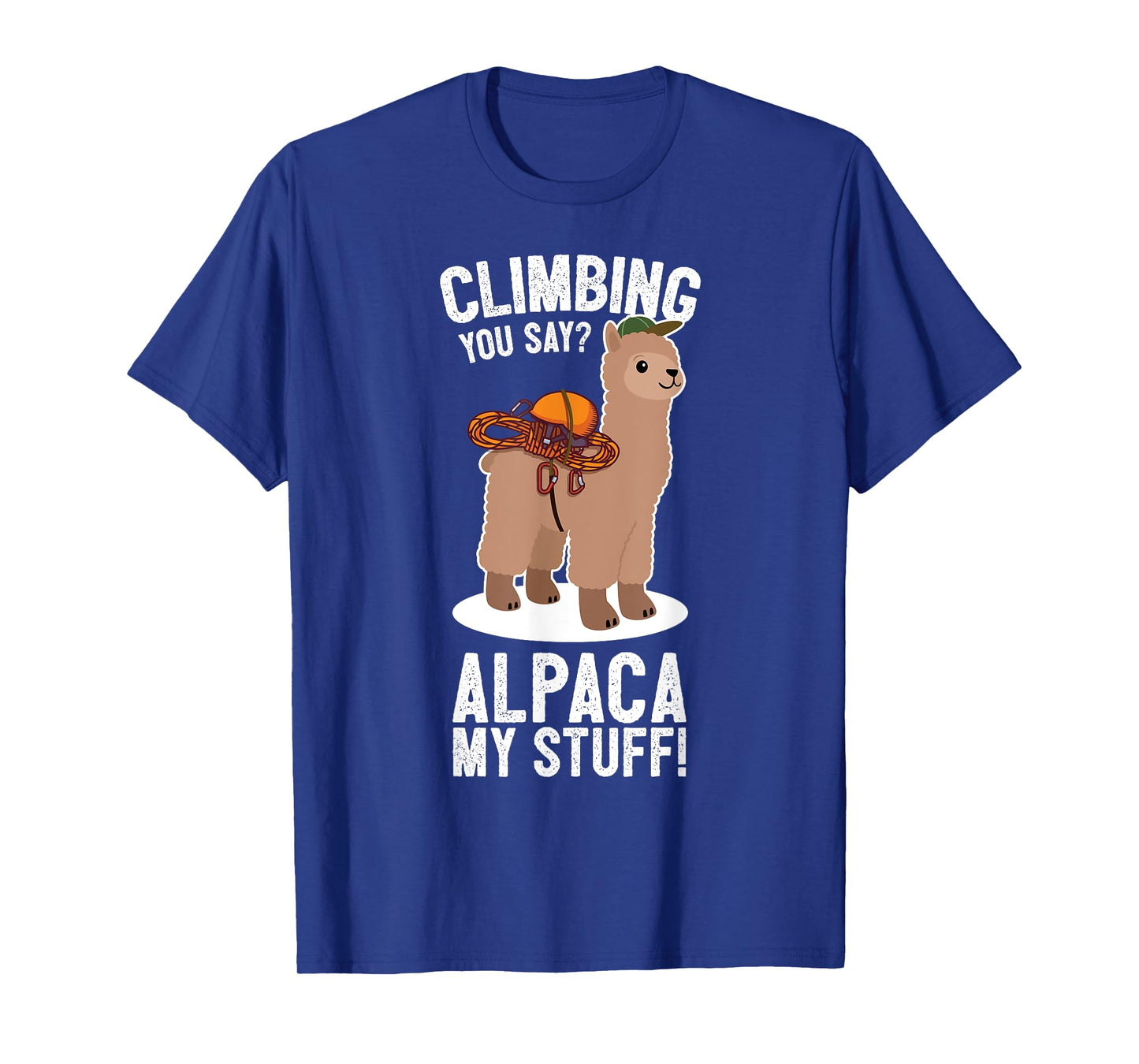 Rock Climber Mountain Bouldering I Alpaca Climbing Gear T-Shirt
