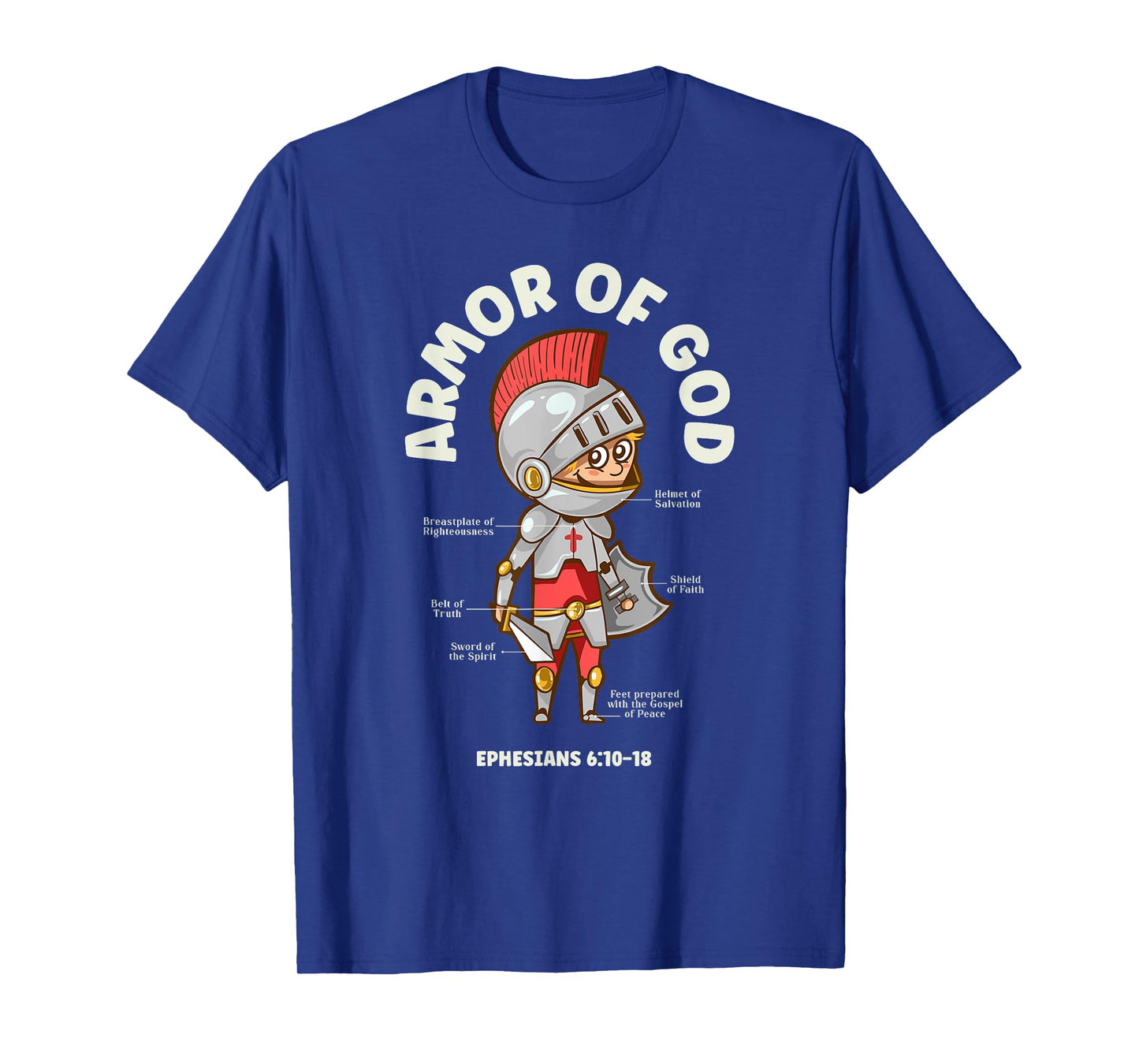 Christian Kids: Armor Of God - Bible Verses T-Shirt