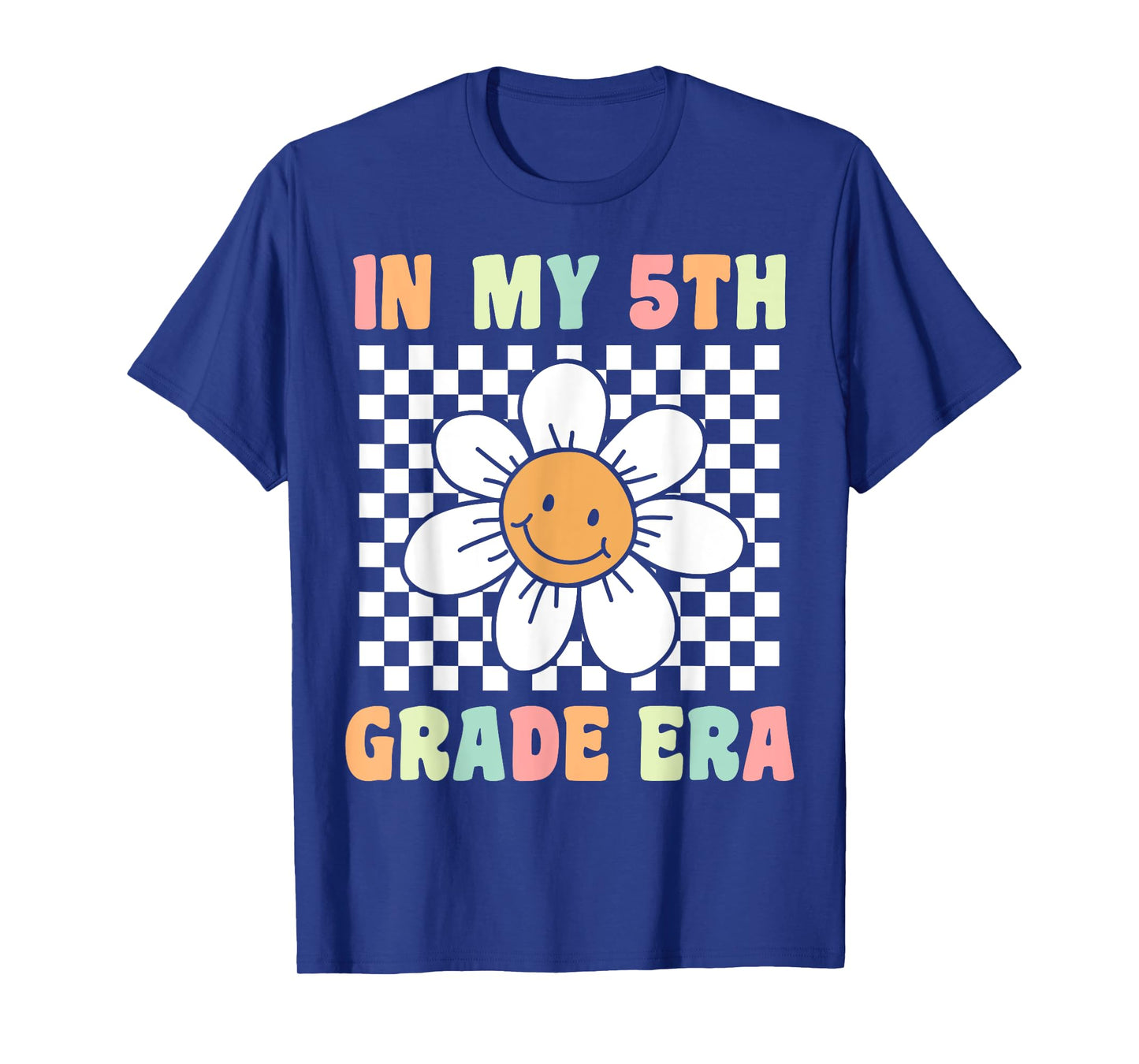 In My 5th Grade Era Flower Groovy Fifth Grade Back to School T-Shirt
