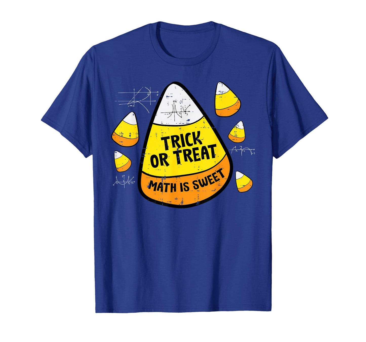 Halloween Candy Corn Math Sweet Trick Treat Men Women Kids T-Shirt