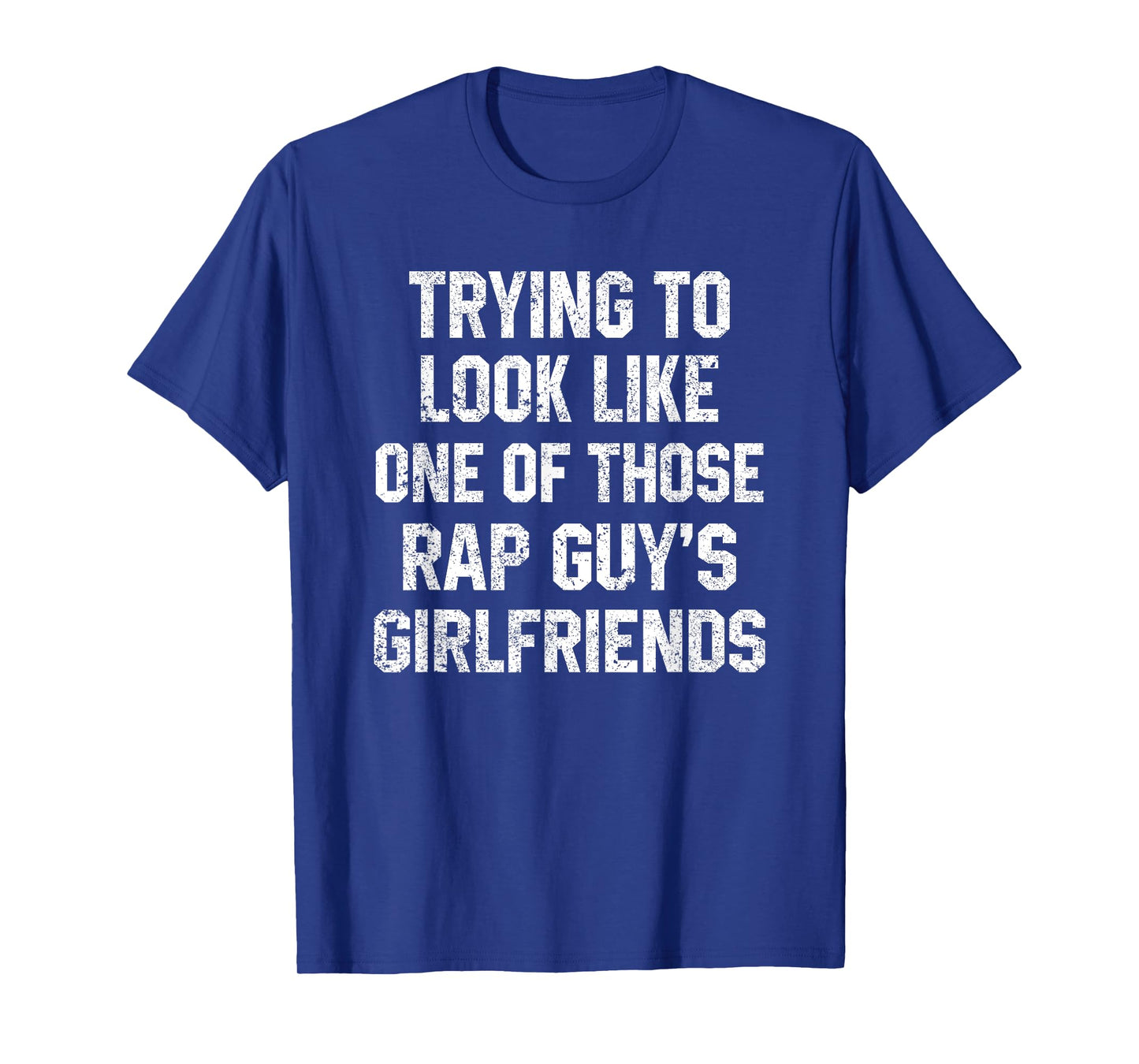 Funny Workout Quote Trying to Look Rap Guy's Sarcastic Gym T-Shirt