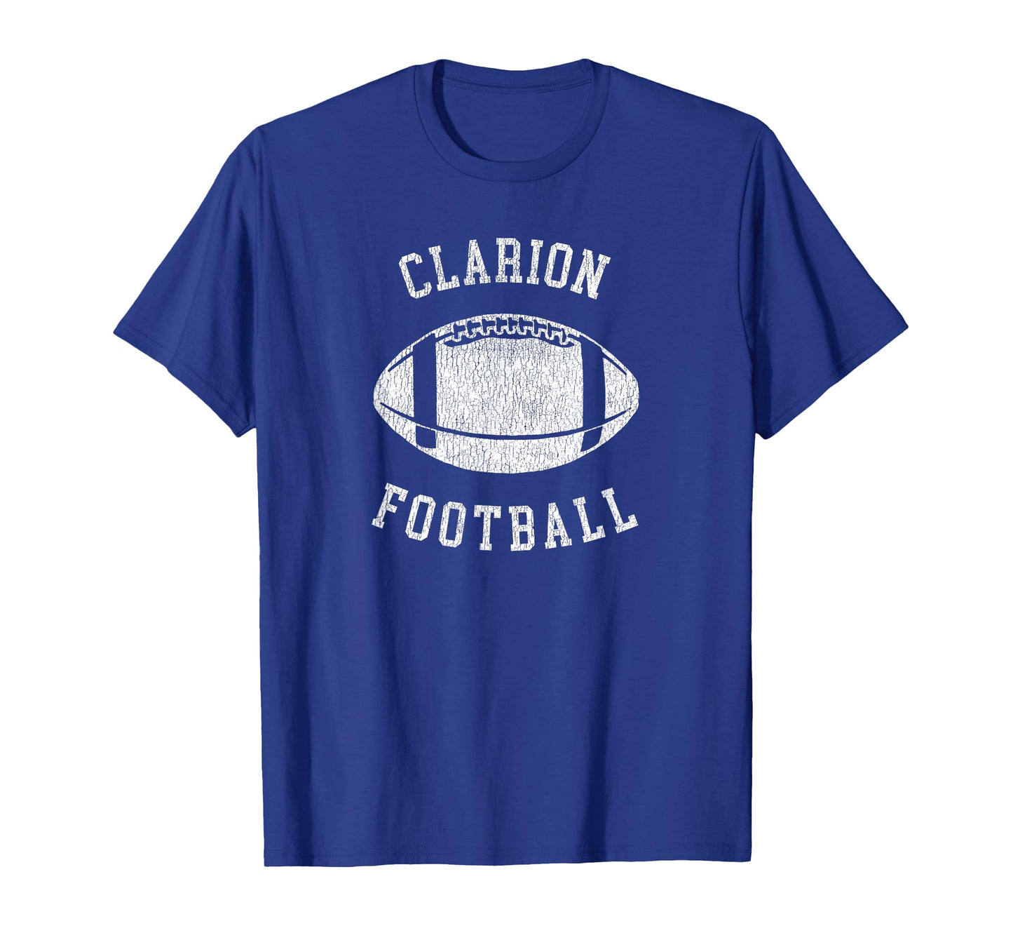 Clarion Football Distressed Vintage 80's Throwback Classic T-Shirt
