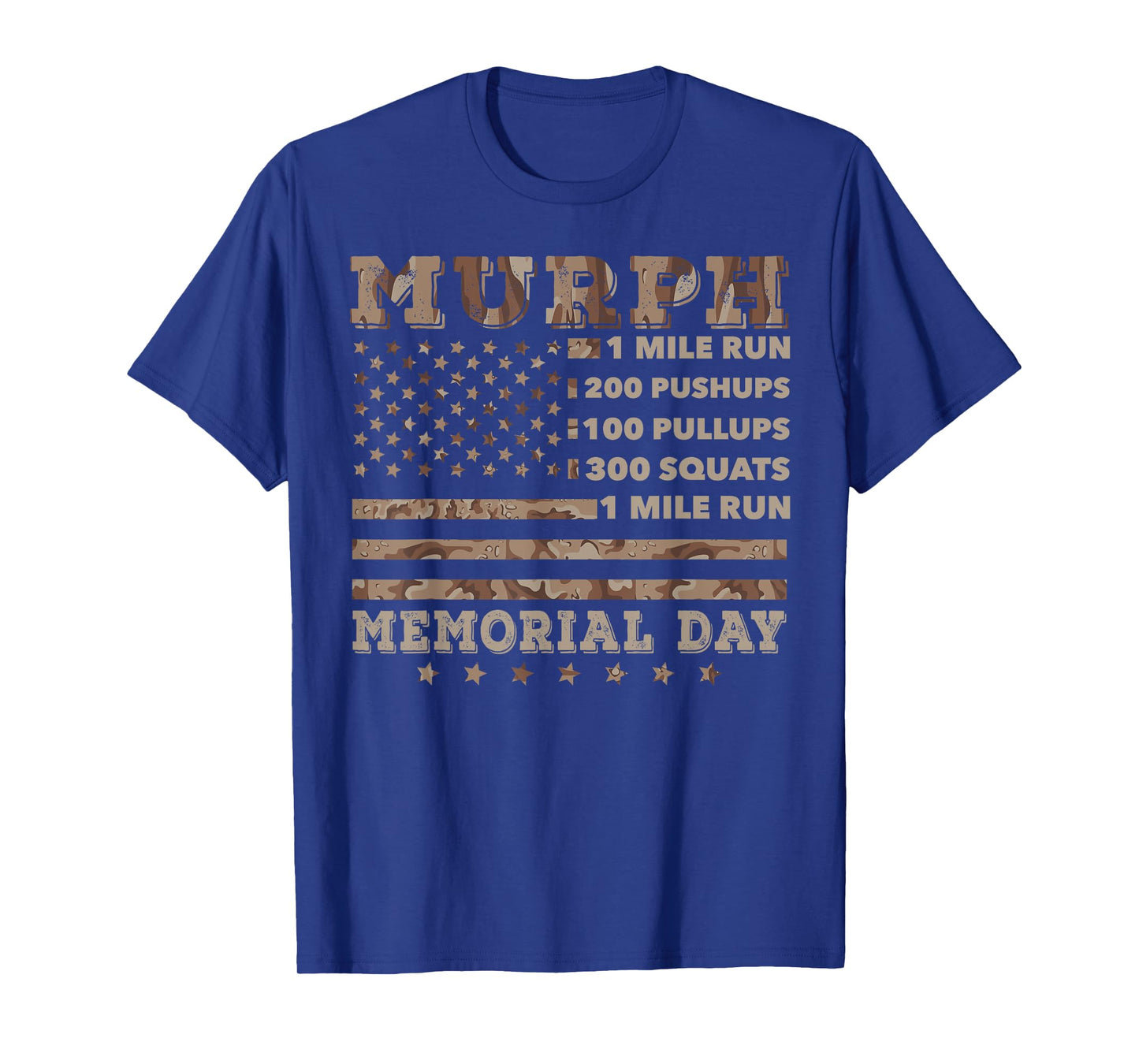 Murph 2021 Workout Challenge American Memorial Day Murph T-Shirt