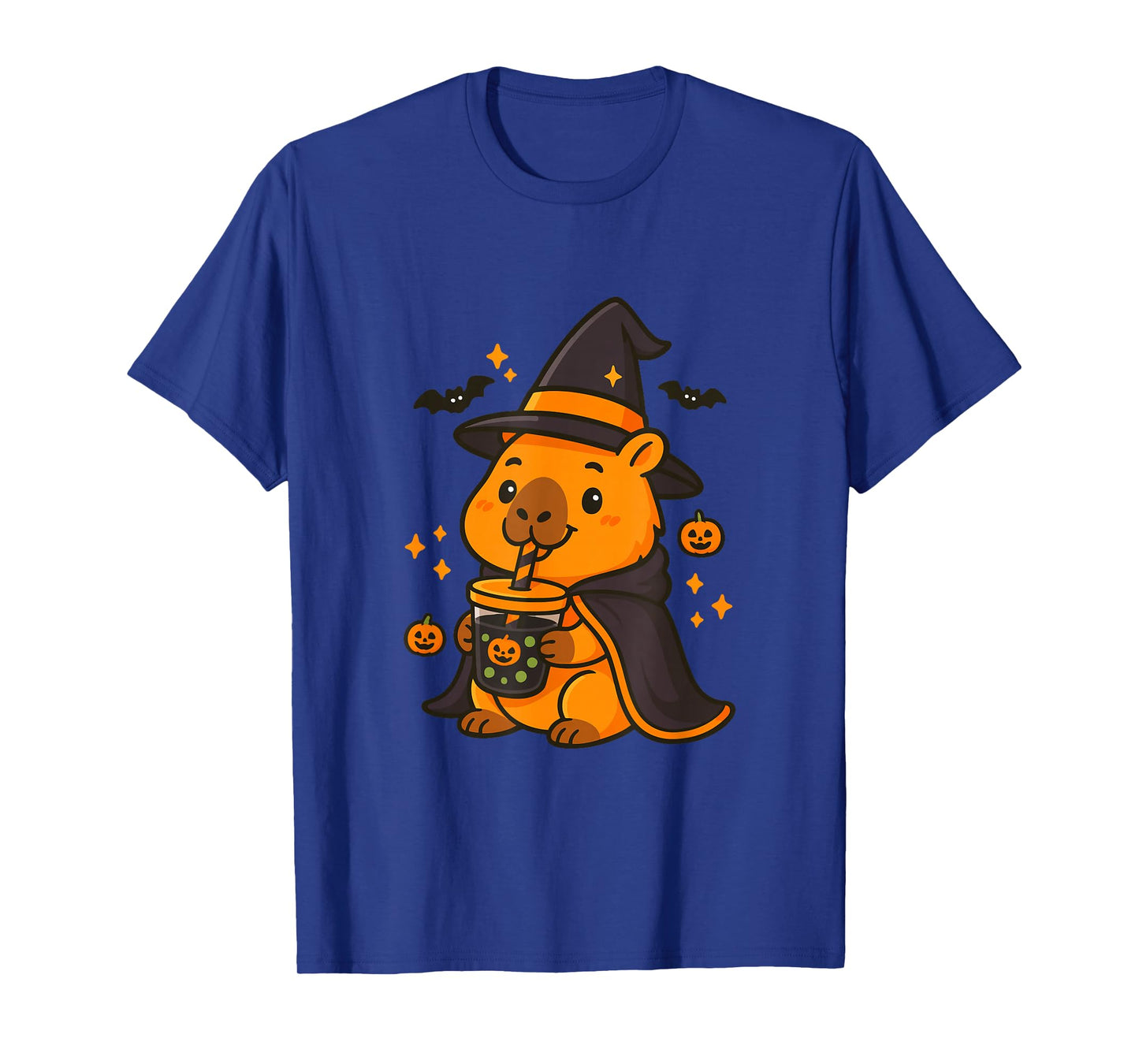 Cute Capybara - Halloween Boba Time T-Shirt