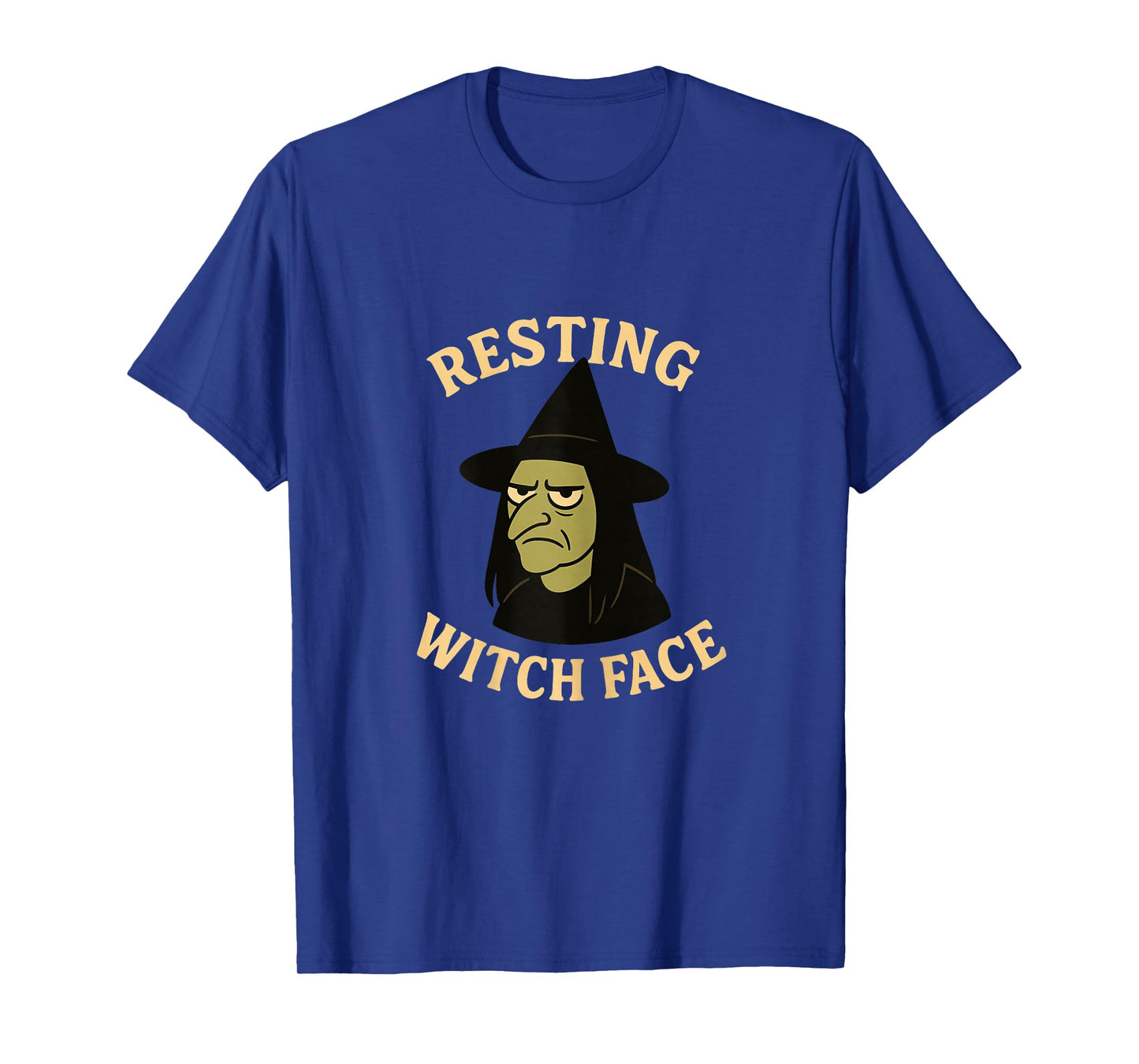 Resting Witch Face – Funny Grumpy Witch Halloween Graphic T-Shirt