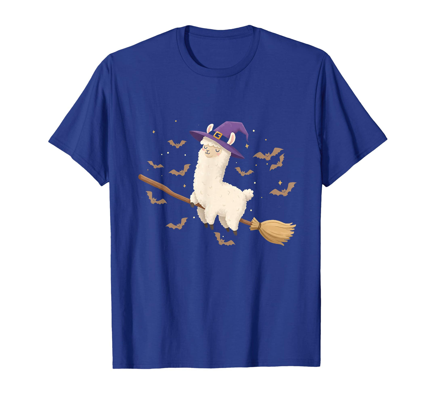Funny Witch Llama Lovers Spooky Halloween Costume T-Shirt