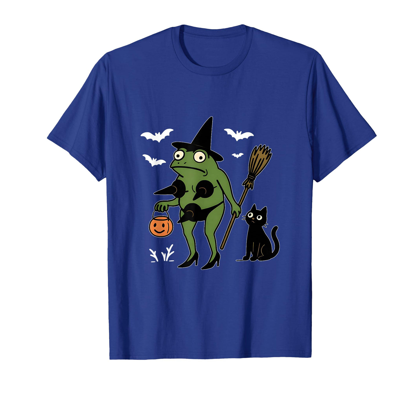 Slut for October, Funny Halloween, Funny Witch Frog Funny T-Shirt