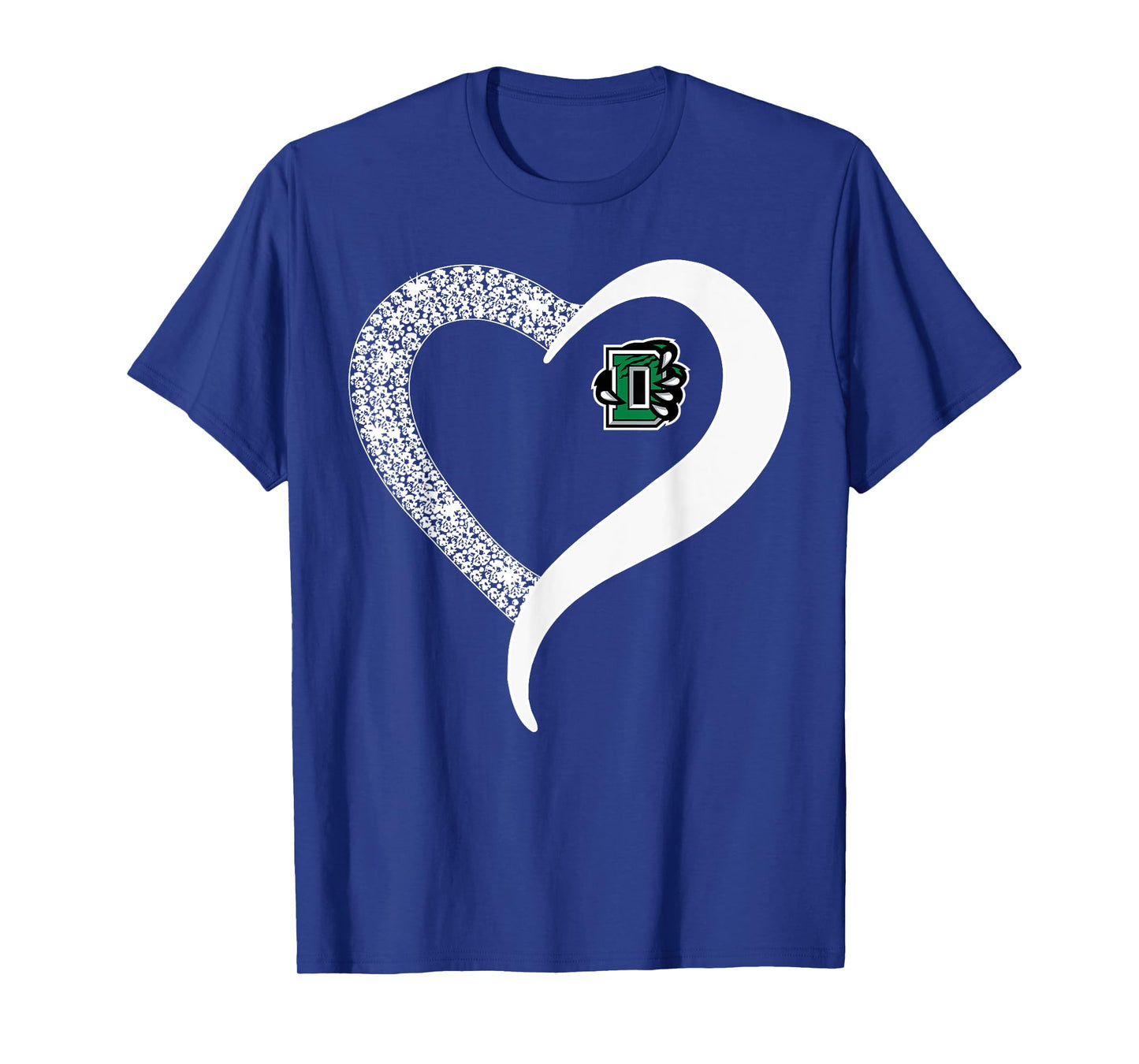 Derby Panthers Logo Diamond Heart HS T-Shirt