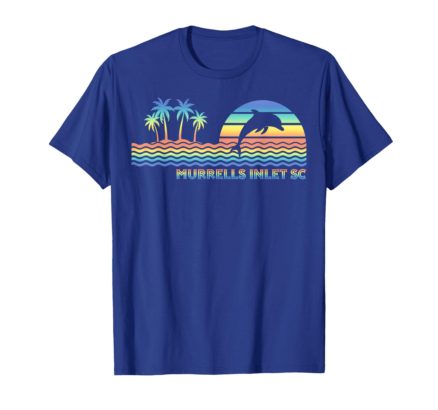 Vintage Murrells Inlet SC Retro Dolphin Lover Souvenir T-Shirt