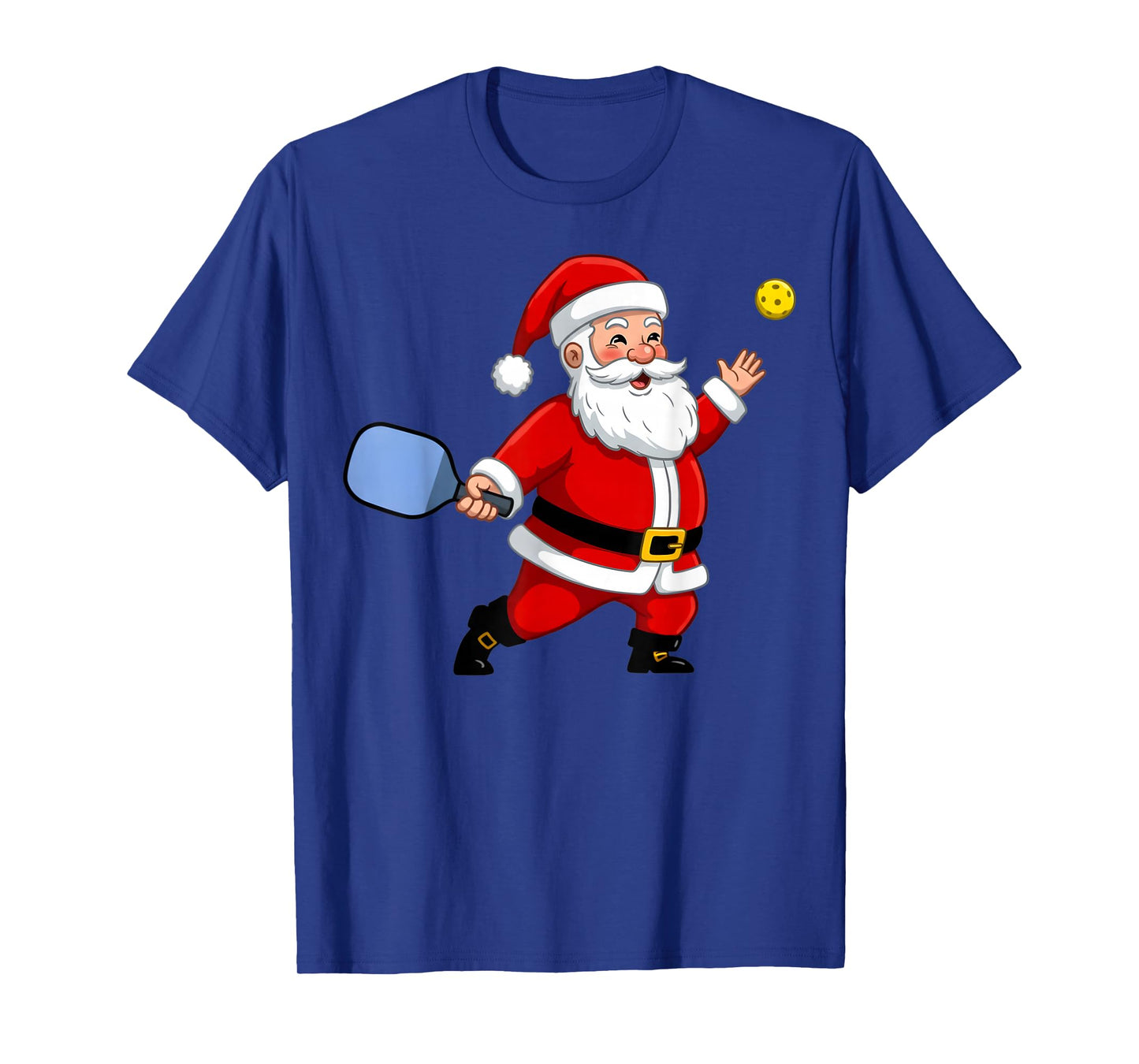 Christmas Pickleball Player Santa Xmas Boys Girls Men Kids T-Shirt