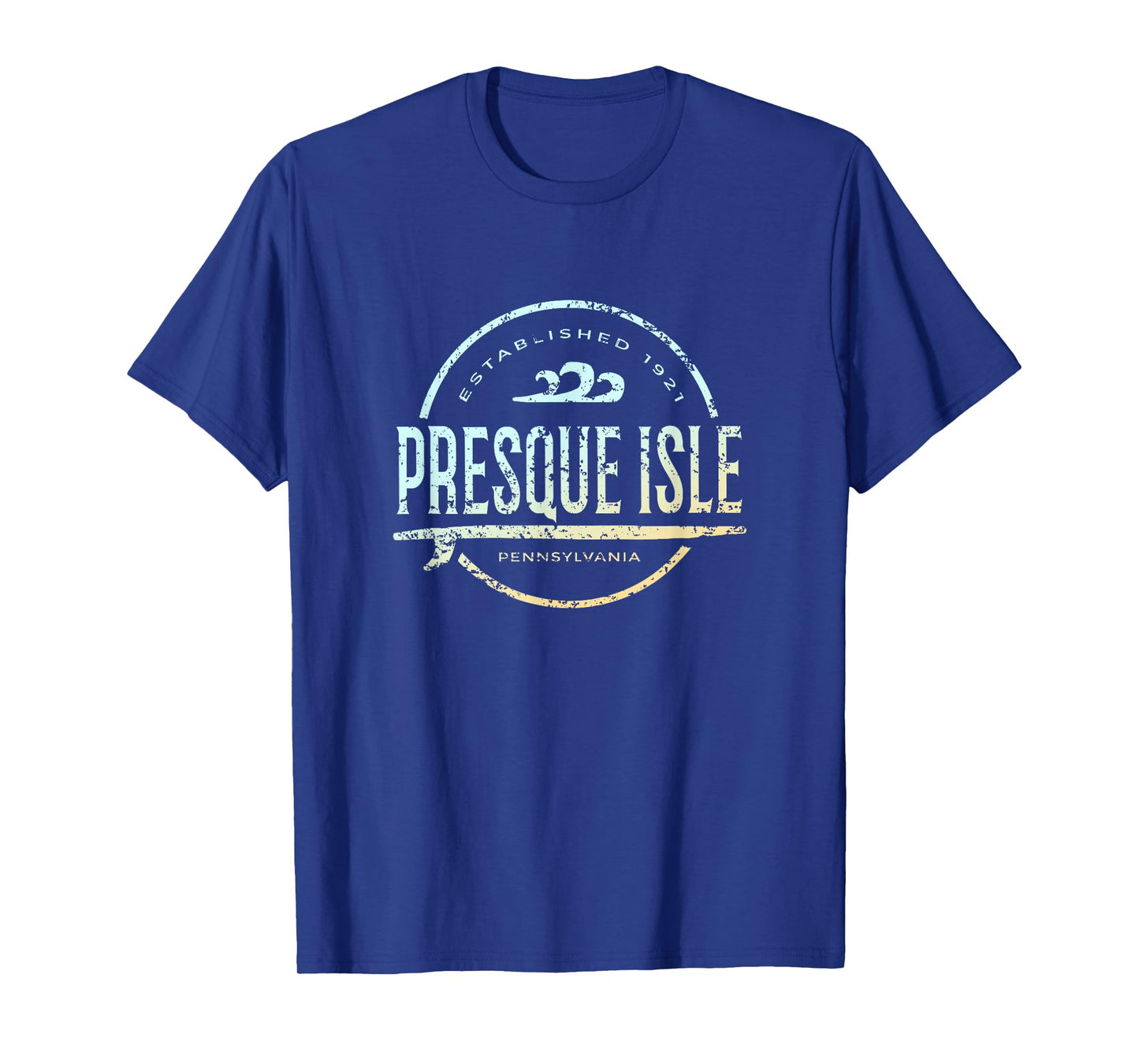 Presque Isle - Retro Presque Isle Pennsylvania Vintage Surf T-Shirt