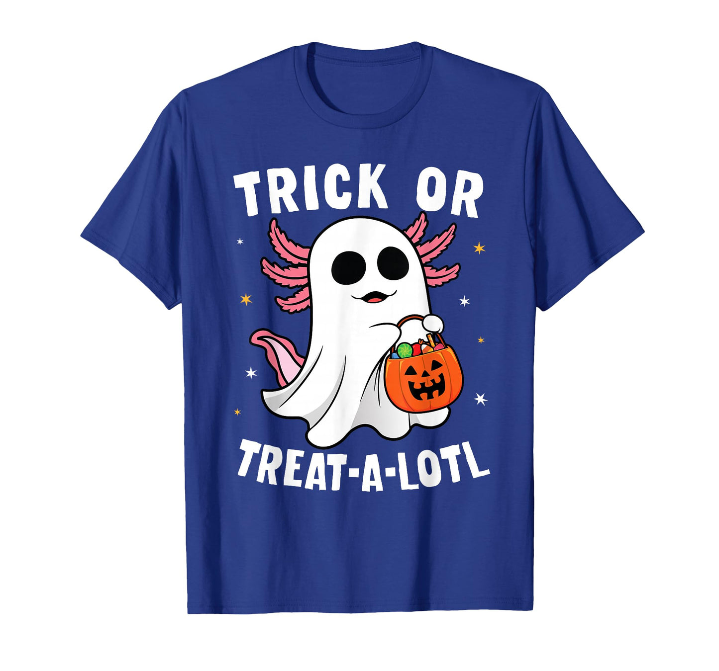 Trick or Treat A Lotl Axolotl Halloween Costume Toddler Kids T-Shirt