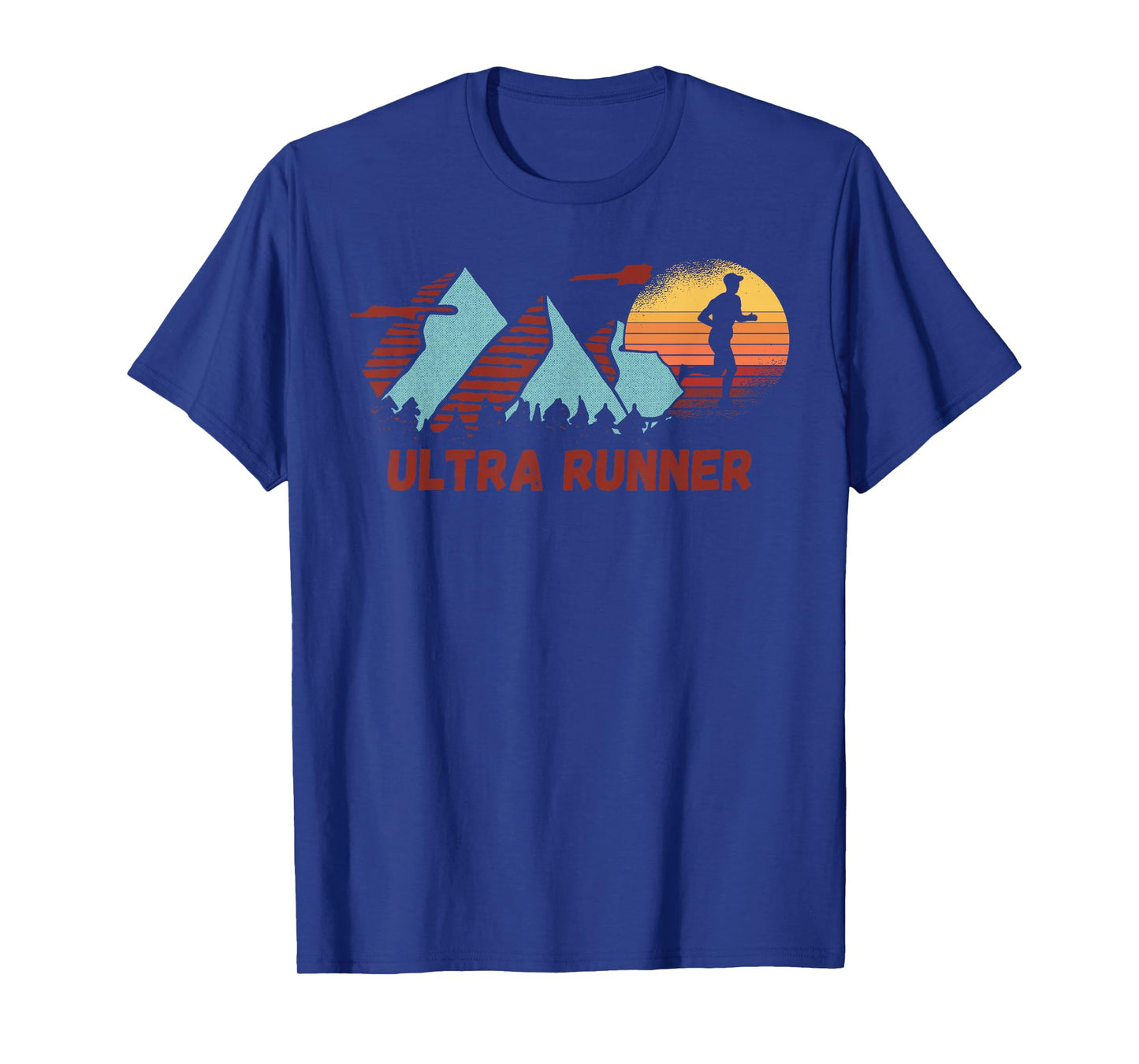 Ultra Runner Vintage Retro Runners Marathon Running Gym T-Shirt