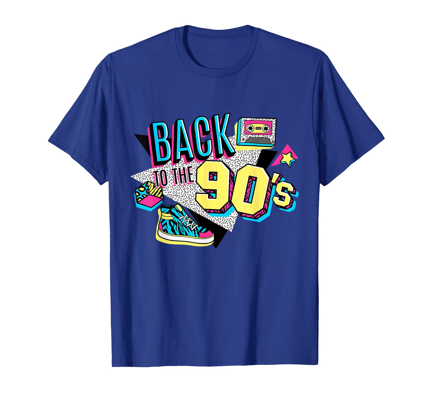 Men's Women's Kids Vintage Retro Back To 90's Graphic Design T-Shirt