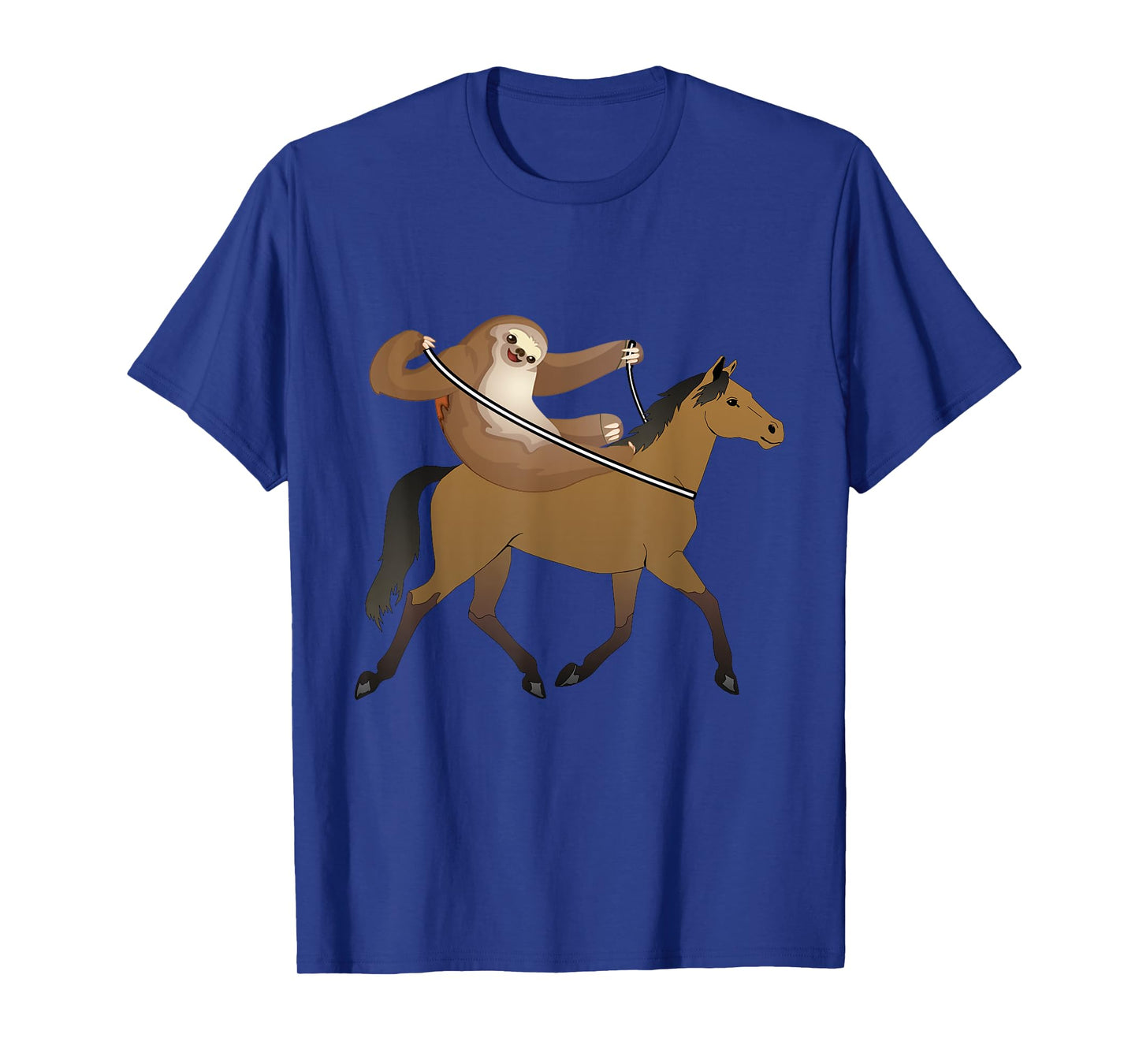 Funny Sloth Riding Horse For Sloths Costume Lover Gift tee T-Shirt