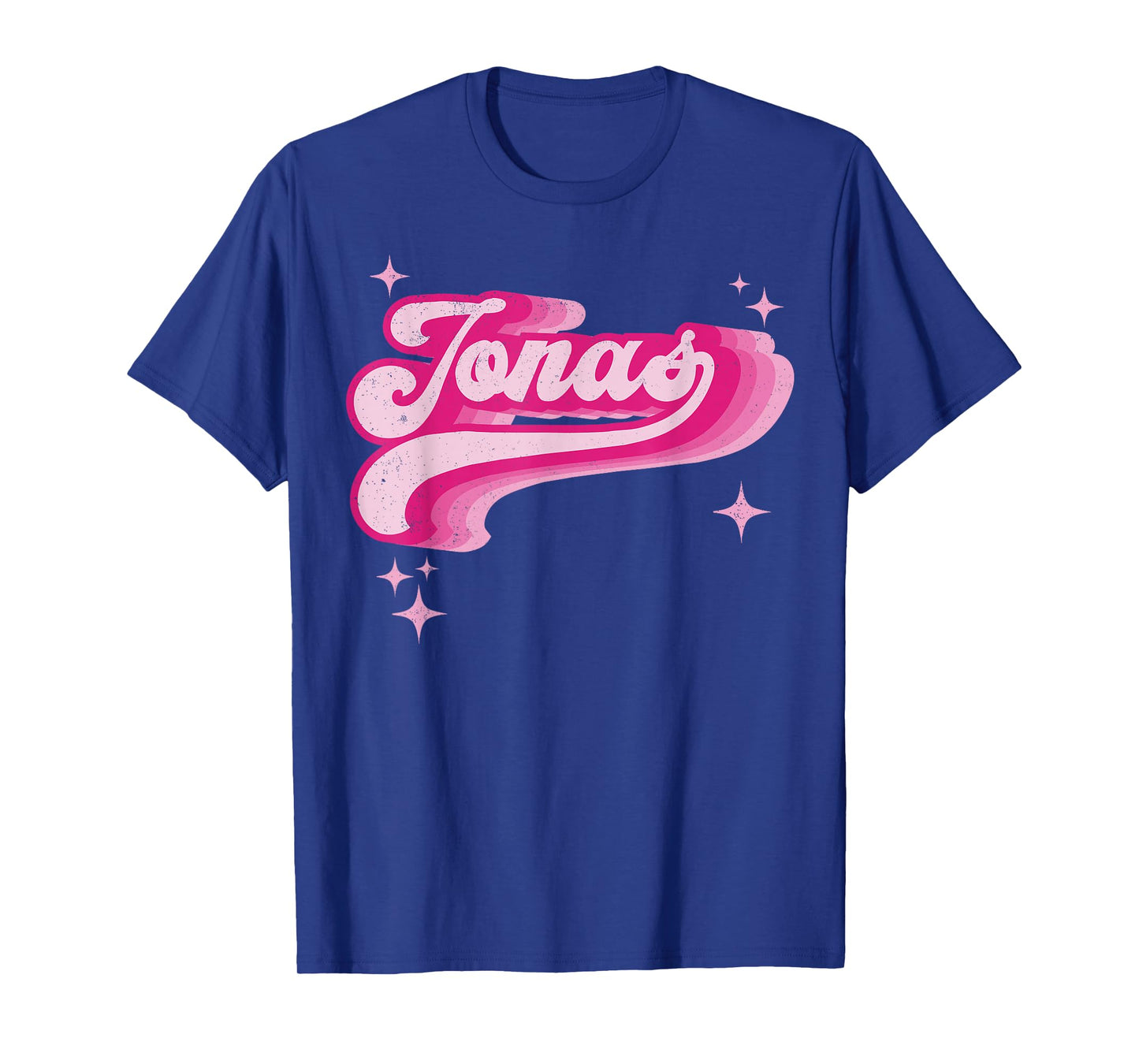 Jonas Retro Vintage I Love Jonas Name Personalized Style 70s T-Shirt
