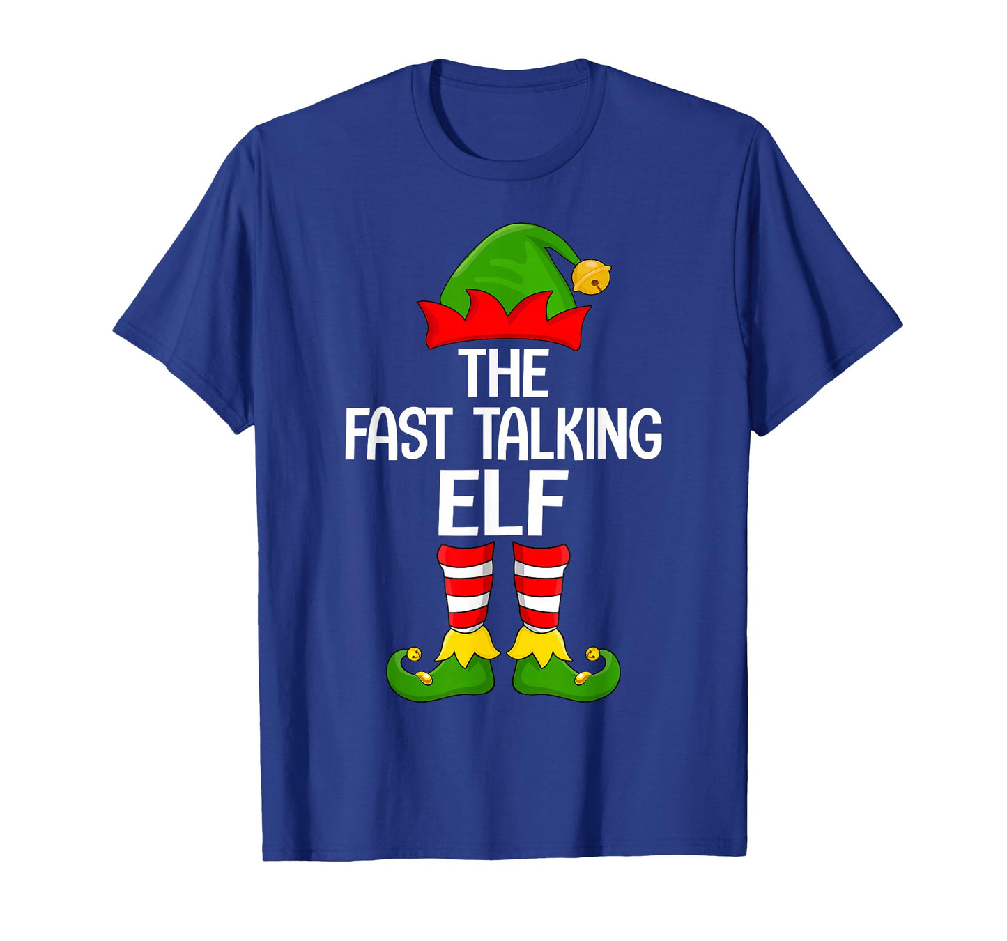 Fast Talking Elf Xmas Matching Family Elf Squad Christmas T-Shirt