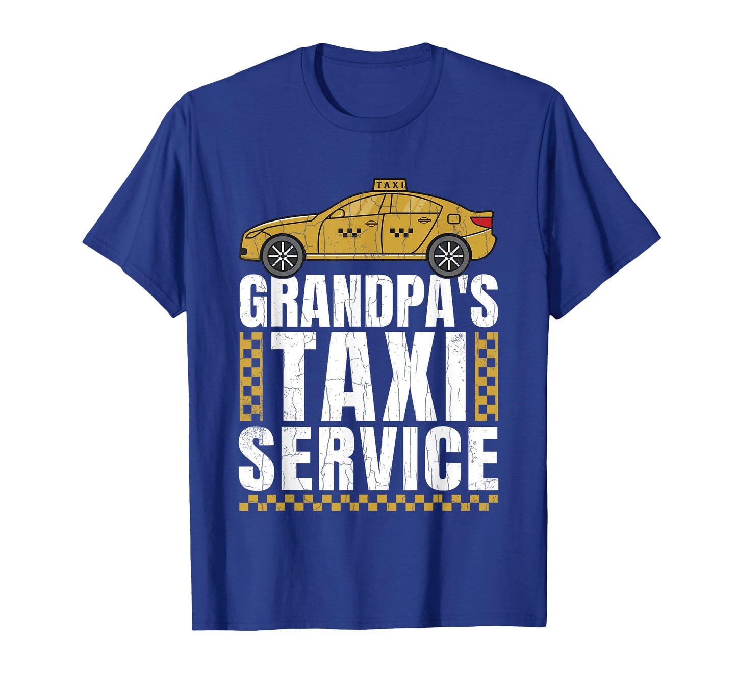 Grandpa's Taxi Service Funny Taxi Driving Cab Lover Graphic T-Shirt