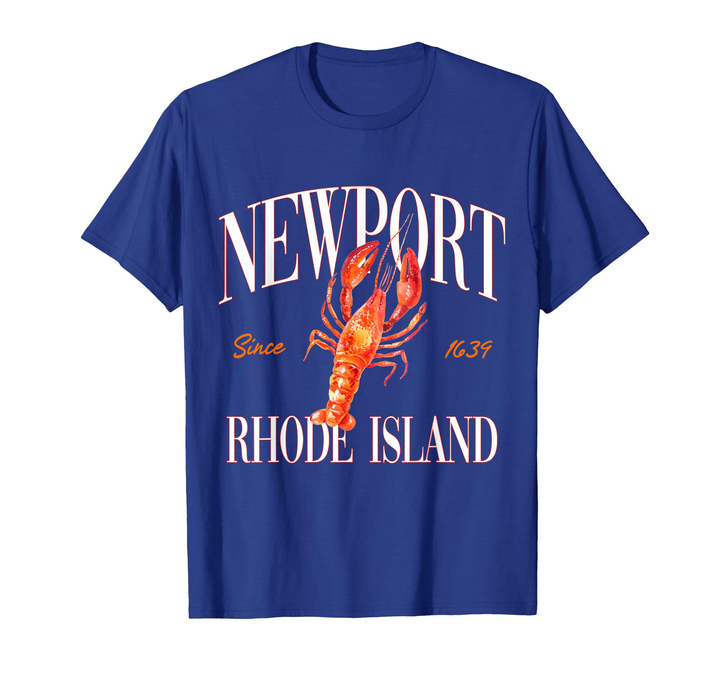 Newport Rhode Island Est. 1639 Lobster Souvenir Vintage T-Shirt