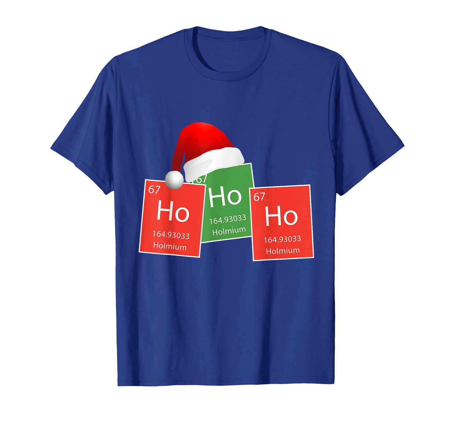HoHoHo! Holmium Periodic Table Elements Chemistry Christmas T-Shirt