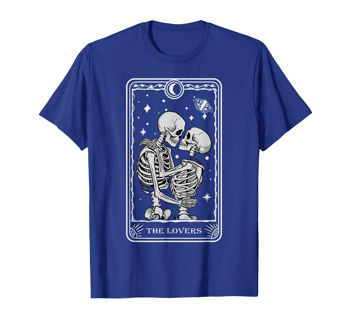 The Lovers Vintage Tarot Card Astrology Goth Halloween Women T-Shirt