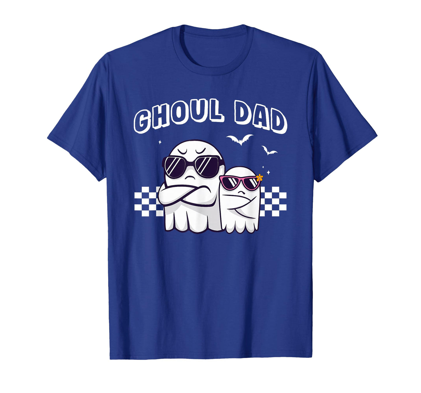 Ghoul Dad Halloween Vintage Papa Daddy Girl Ghost Costume T-Shirt