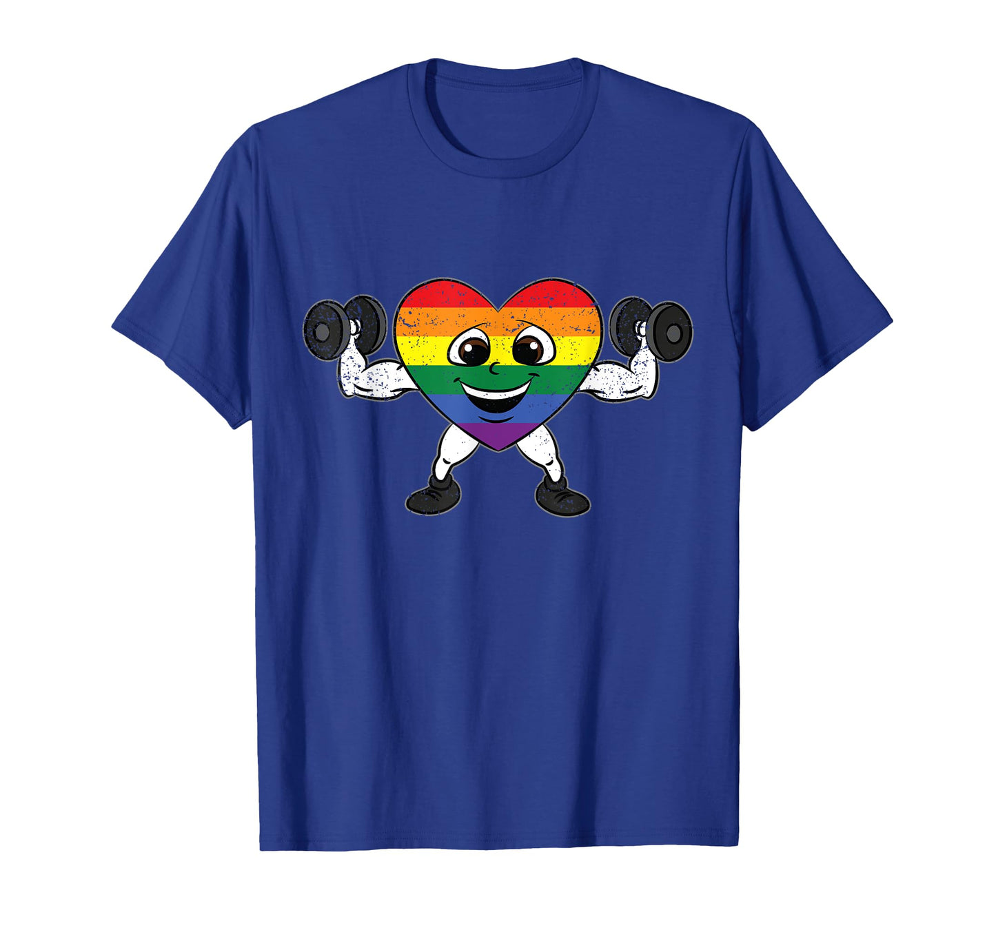 LGBT-Q Gym Gay Pride Rainbow Fitness Workout Men Women T-Shirt