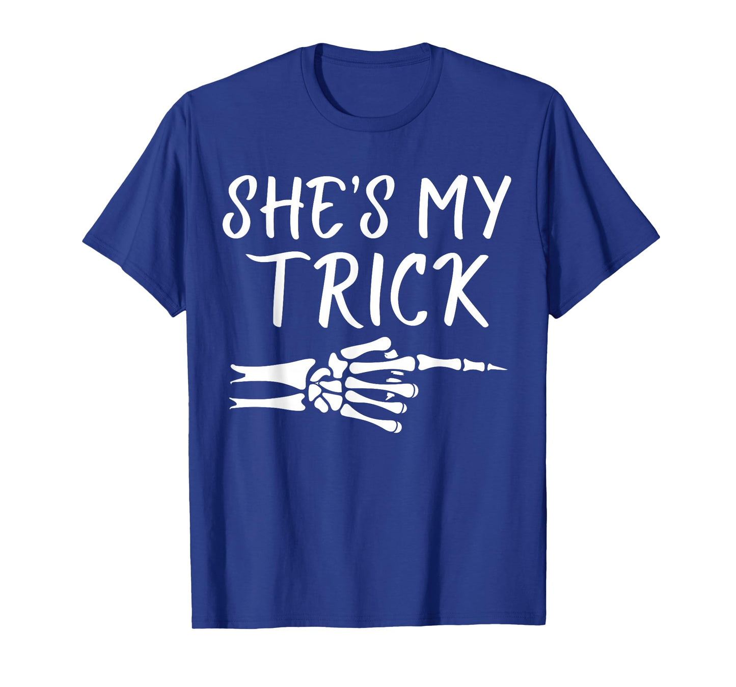 Shes My Trick Matching Couple Halloween Costume Boyfriend T-Shirt