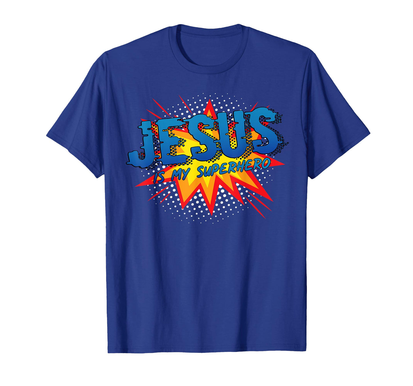 Jesus Is My Superhero Cute Powerful Christian Gift Comic T-Shirt